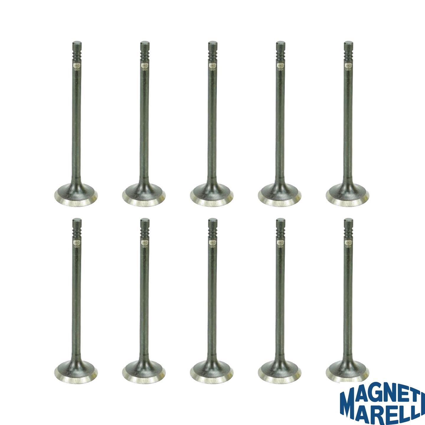 Jogo com 10 Válvulas de Escape - Magneti Marelli - VEC01028