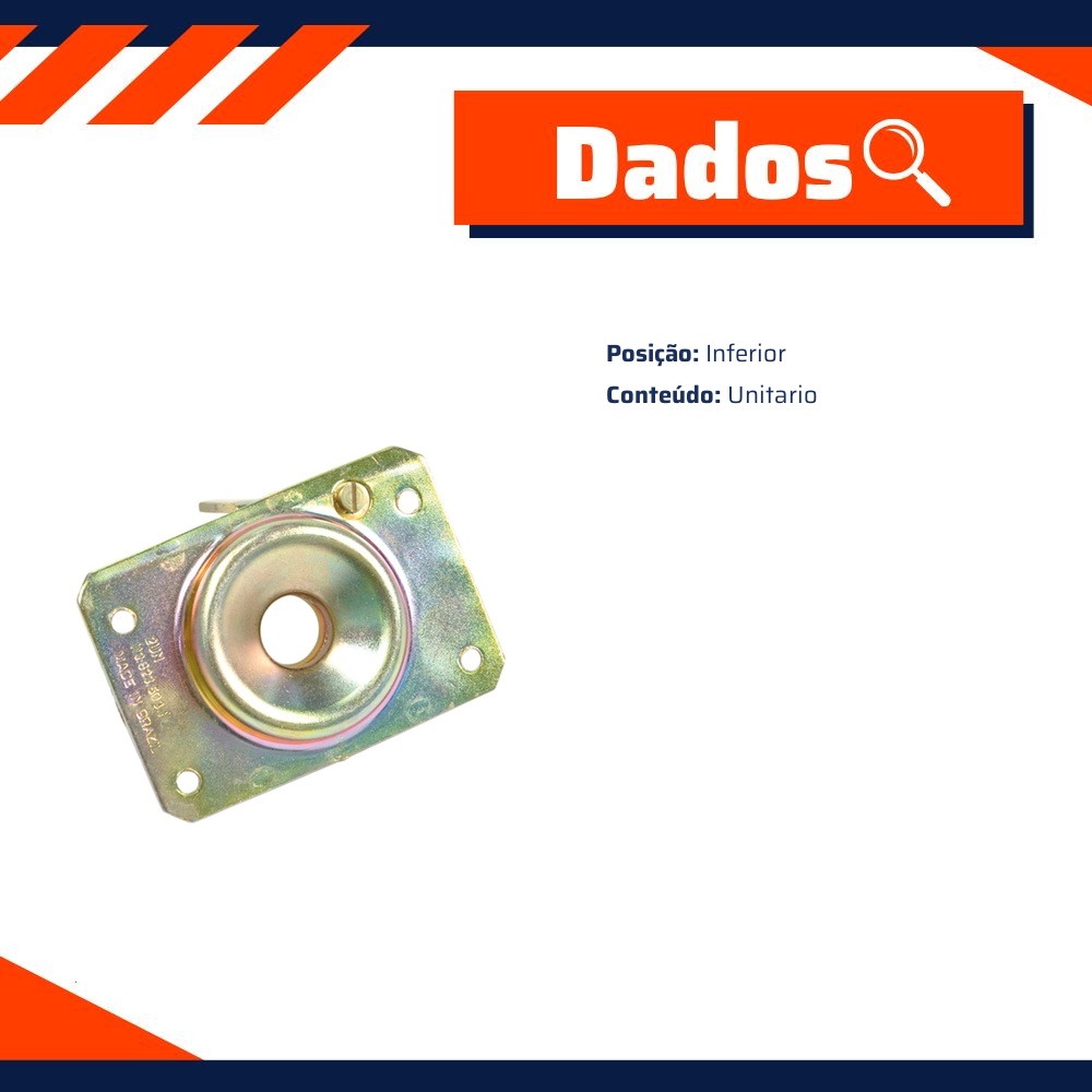 Fechadura do Capô para Volkswagen Brasilia e Fusca - Universal Automotive - 20197