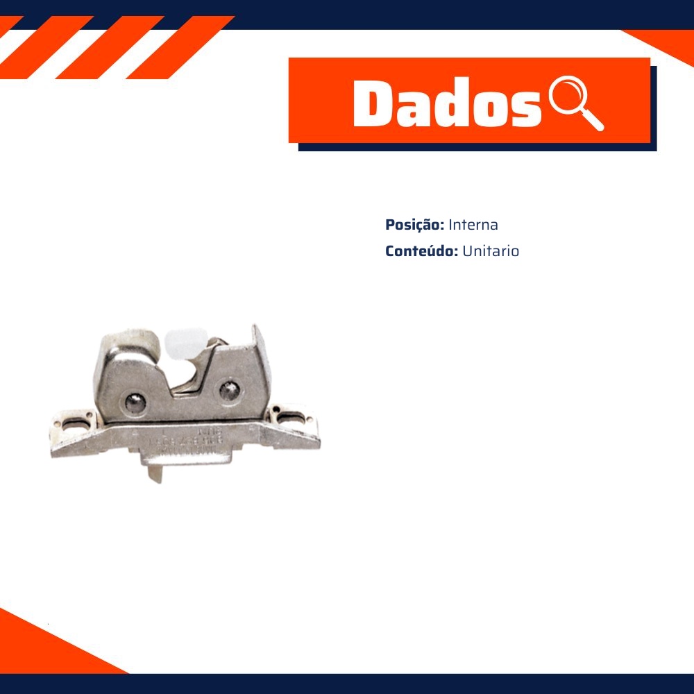 Fechadura Interna do Porta-Malas para Volkswagen Gol - Universal Automotive - 20390