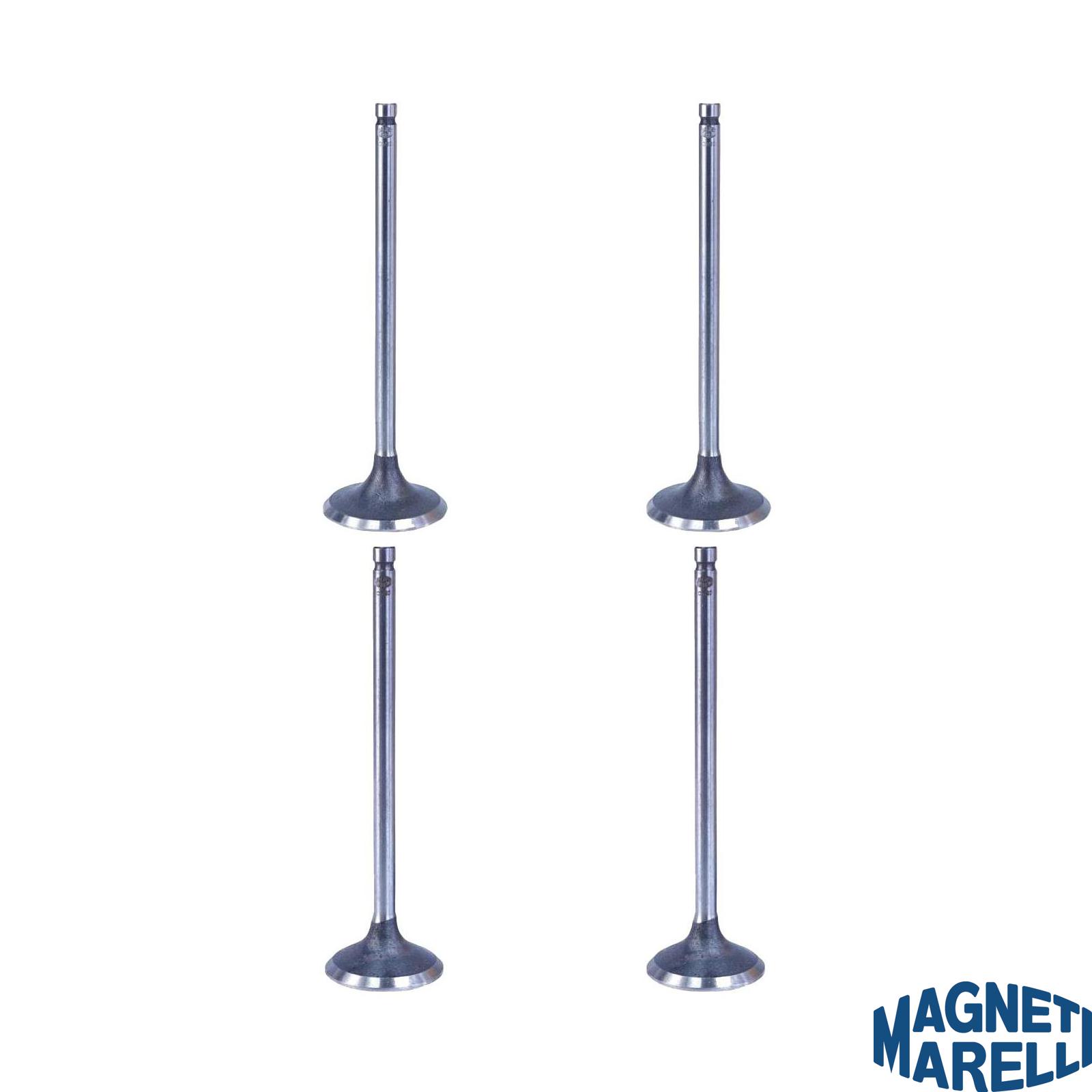 Kit com 2 Válvulas de Admissão e 2 Válvulas de Escape - Magneti Marelli - VAC41007 / VEC41008