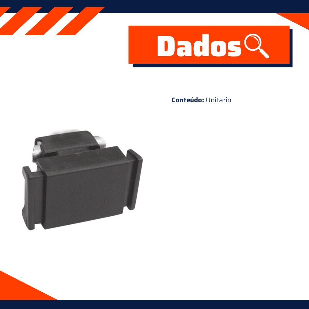 Fecho do Porta-Luvas - S/Chave - Universal - 20334