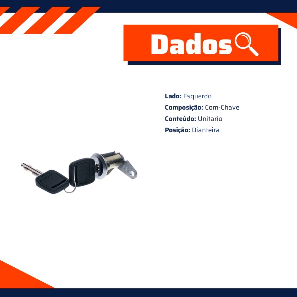 Cilindro da Porta Dianteira para Ford Belina e Corcel - Universal Automotive - 30117
