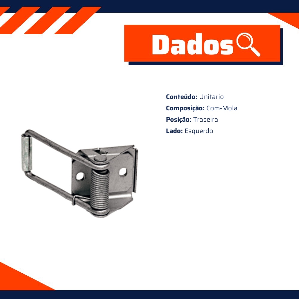 Limitador da Porta para Fiat Fiorino - Universal Automotive - 60961