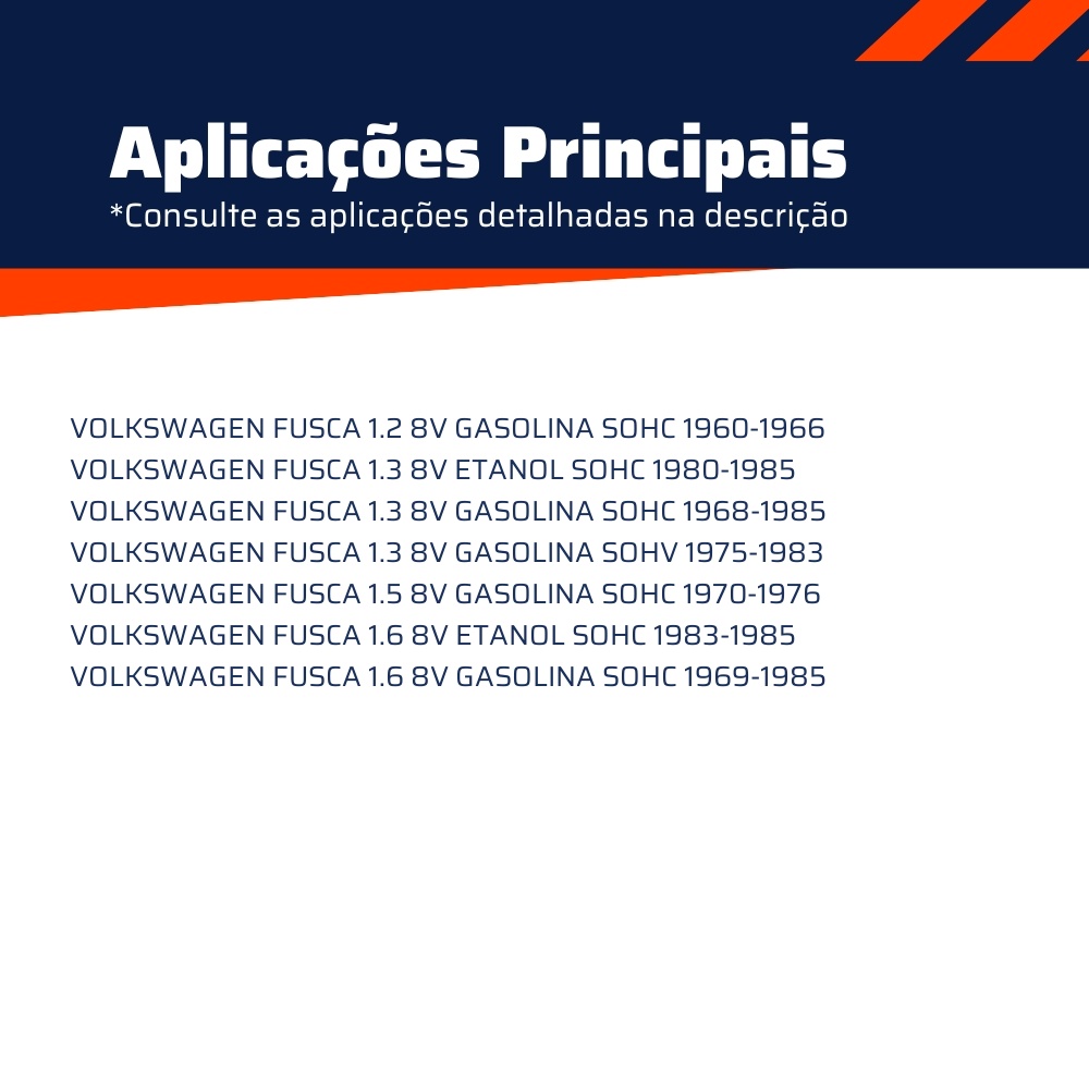 Pino da Dobradiça da Porta Dianteira para Volkswagen Fusca - Universal Automotive - 21583