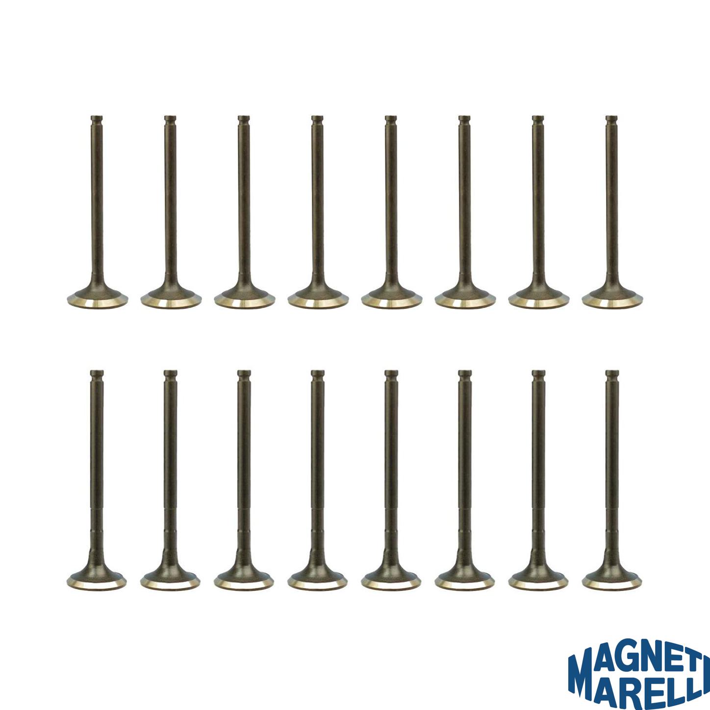 Kit com 8 Válvulas de Admissão e 8 Válvulas de Escape - Magneti Marelli - VAC03013 / VEC03040