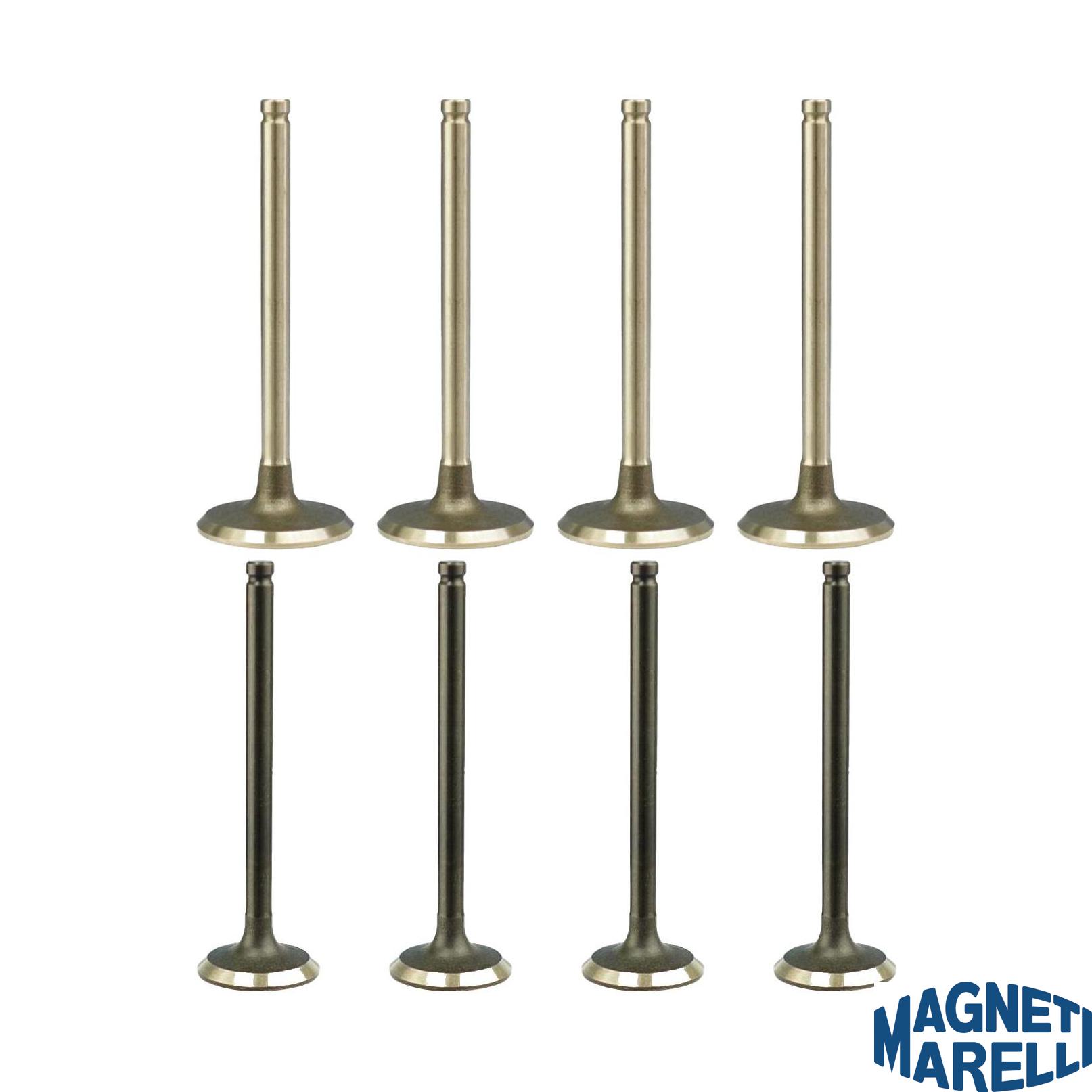 Kit com 4 Válvulas de Admissão e 4 Válvulas de Escape - Magneti Marelli - VAC04015 / VEC04022