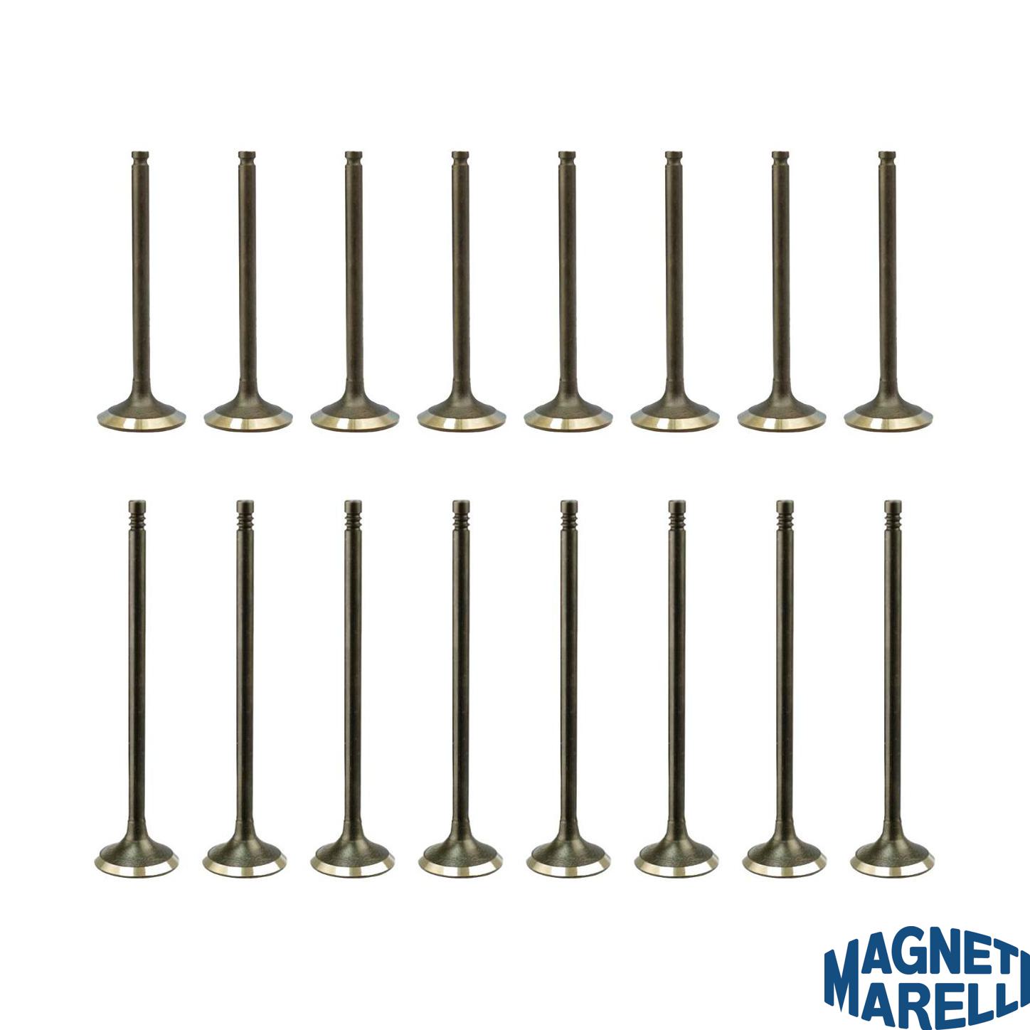 Kit com 8 Válvulas de Admissão e 8 Válvulas de Escape - Magneti Marelli - VAC03013 / VEC18013