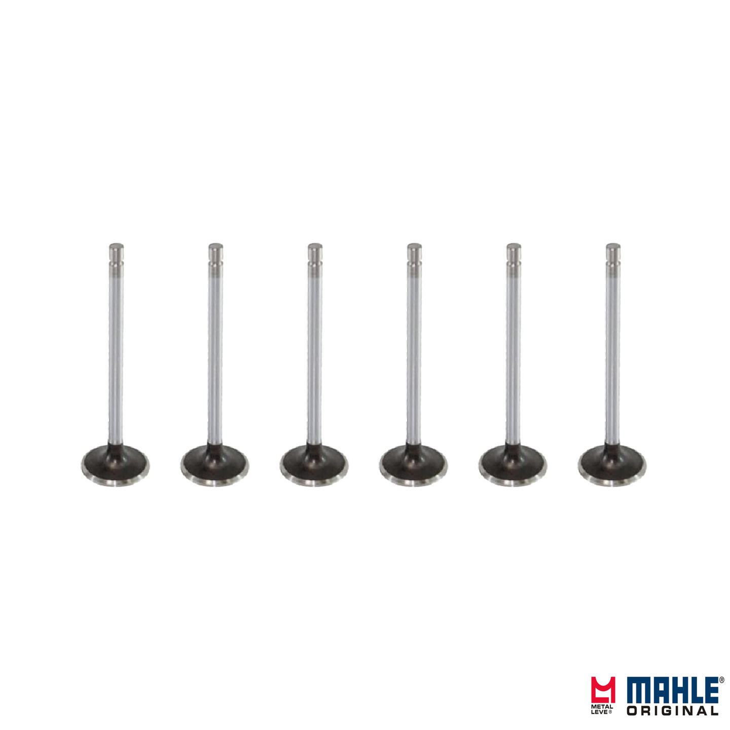 Jogo com 6 Válvulas de Admissão - Mahle Metal Leve - VA0130011 STD