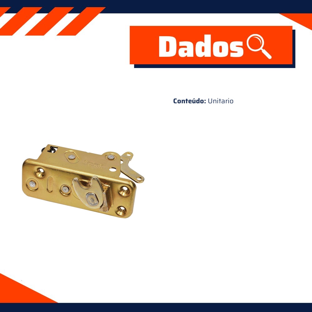 Fechadura C/ Rosca da Porta Dianteira para Mercedes-Benz L 608 D e LO-608 - Universal Automotive - 50126