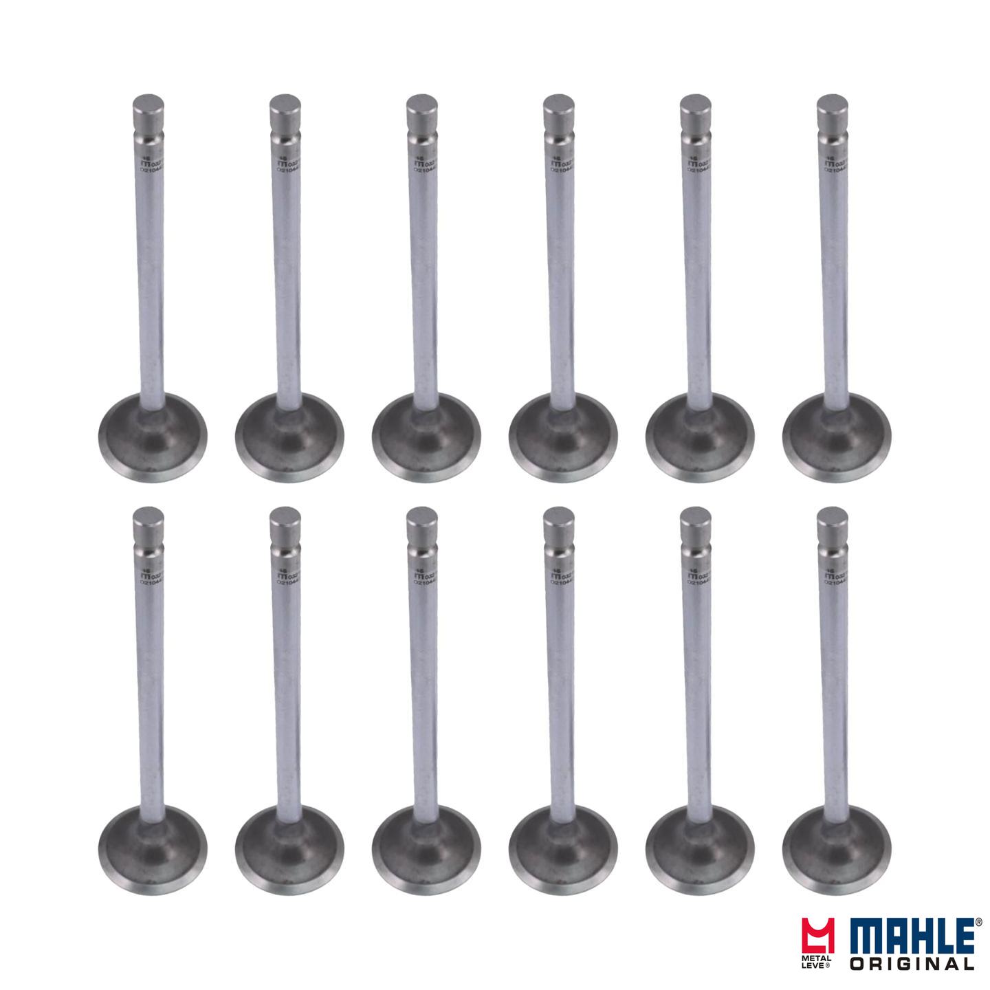 Jogo com 12 Válvulas de Admissão - Mahle Metal Leve - VA0210442 STD