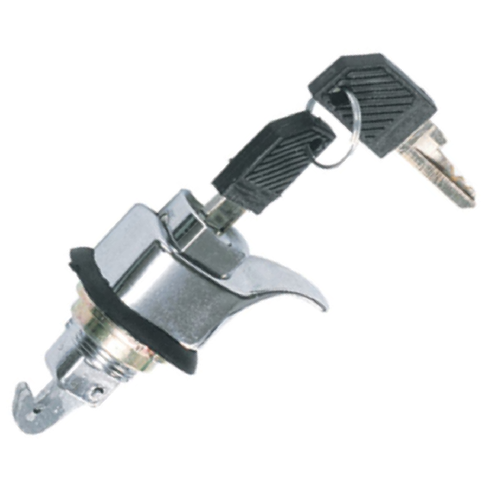 Fecho do Porta-Luvas - Cromado - C/Chave - Universal - 50145