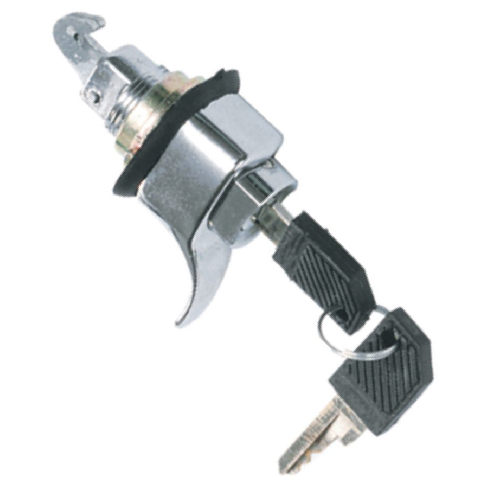 Fecho do Porta-Luvas - Cromado - C/Chave - Universal - 50145
