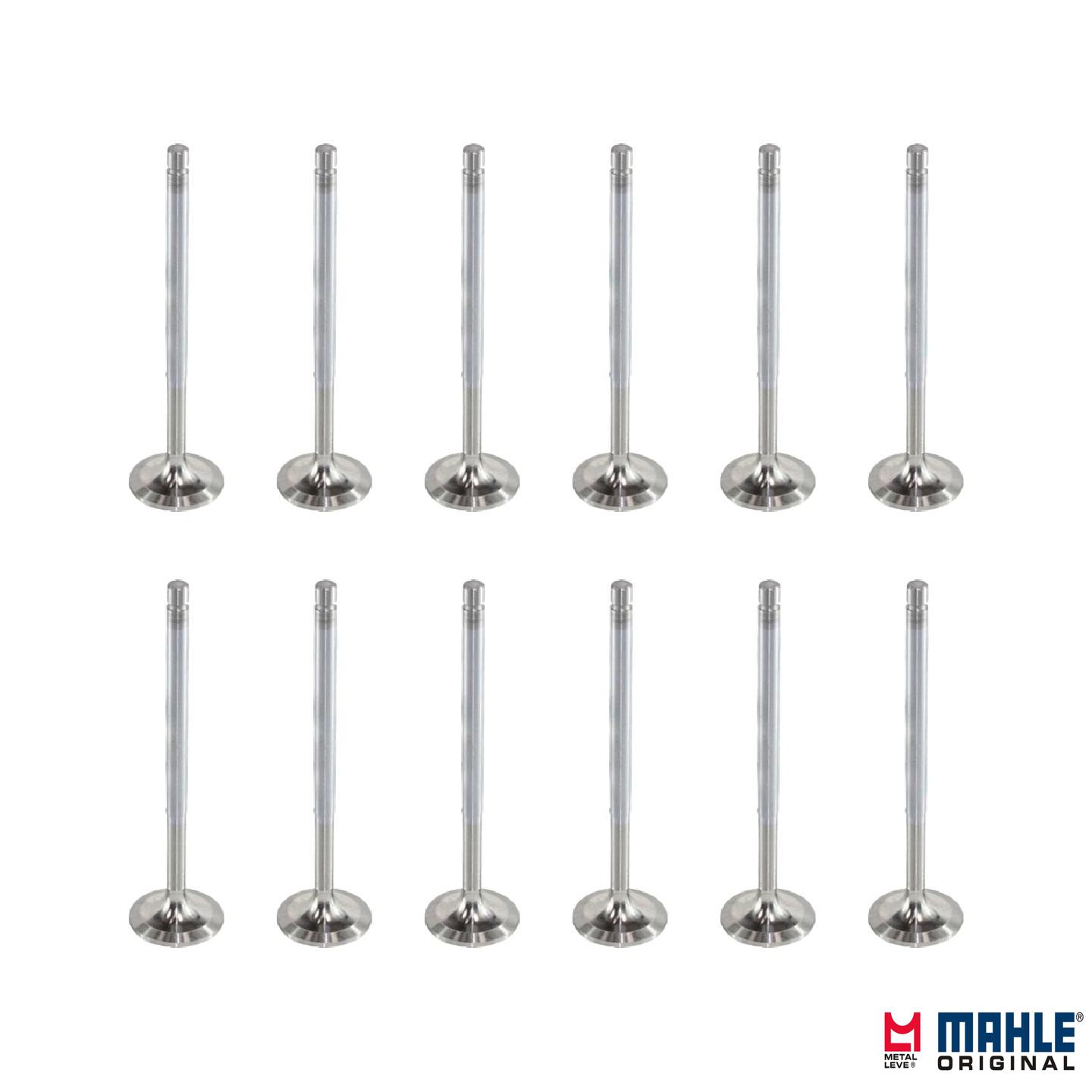 Jogo com 12 Válvulas de Admissão - Mahle Metal Leve - VA0760103 STD