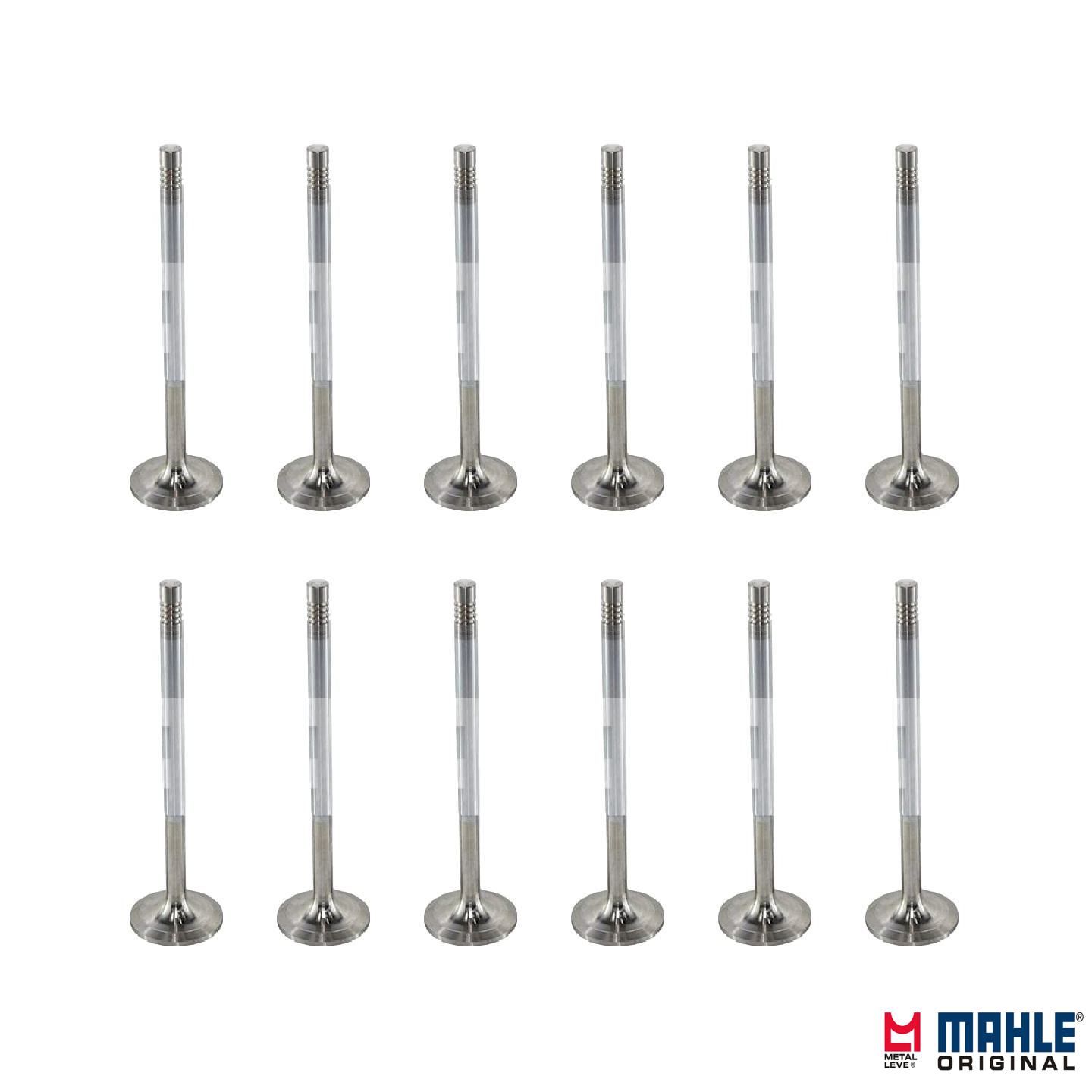 Jogo com 12 Válvulas de Admissão - Mahle Metal Leve - VA0761423 STD