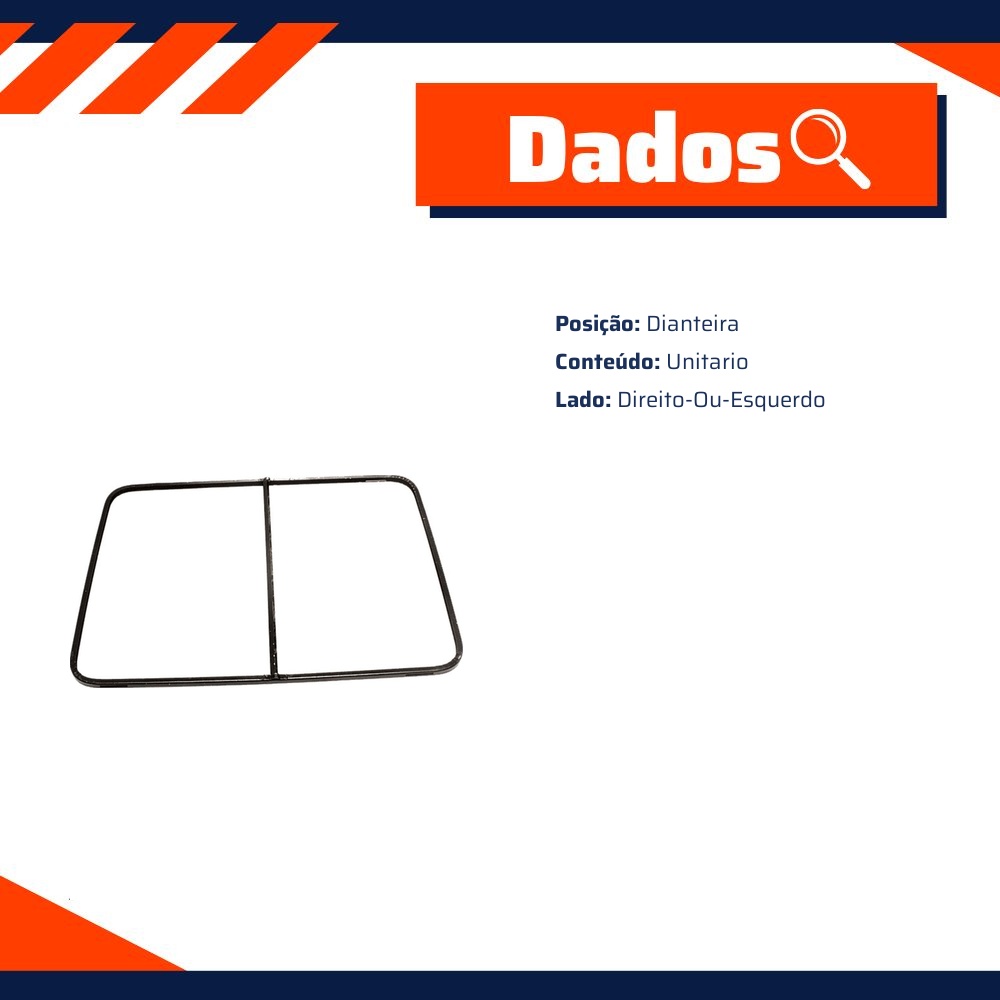 Quadro da Porta para Mercedes-Benz L 608 D e LO-608 - Universal Automotive - 50179