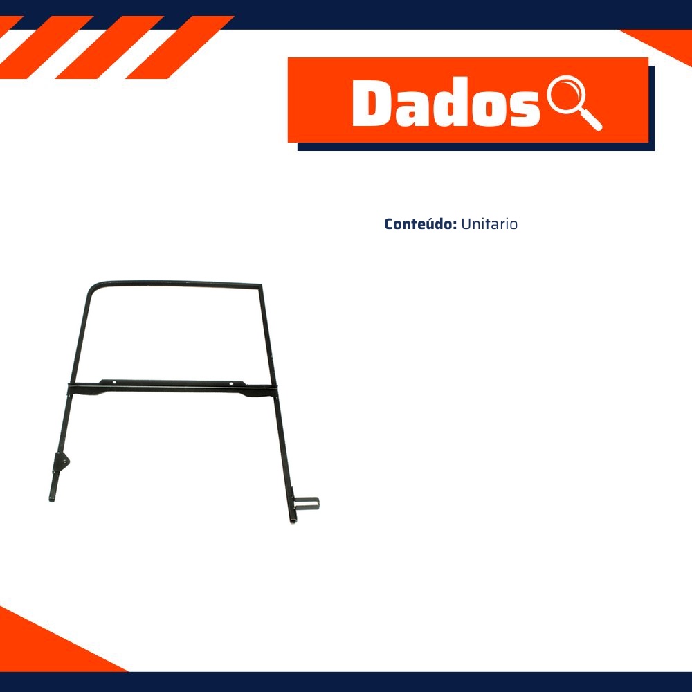 Quadro da Porta dianteira - Direito - Universal - 50180