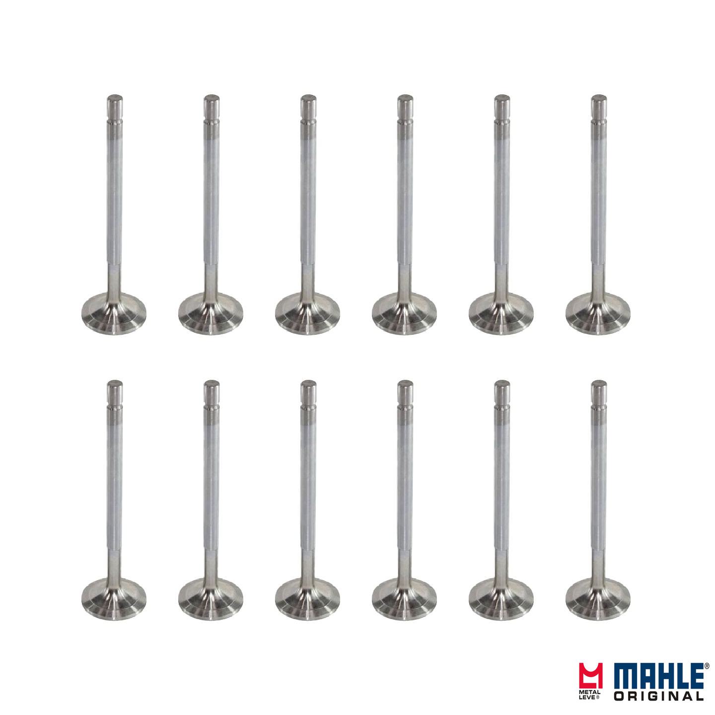Jogo com 12 Válvulas de Admissão - Mahle Metal Leve - VA0480244 STD