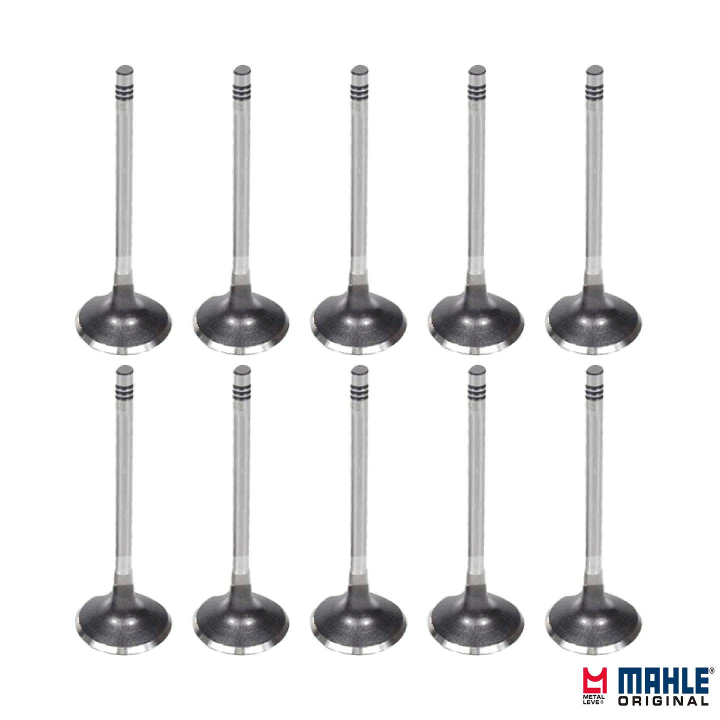 Jogo com 10 Válvulas de Admissão - Mahle Metal Leve - VA0701459 STD