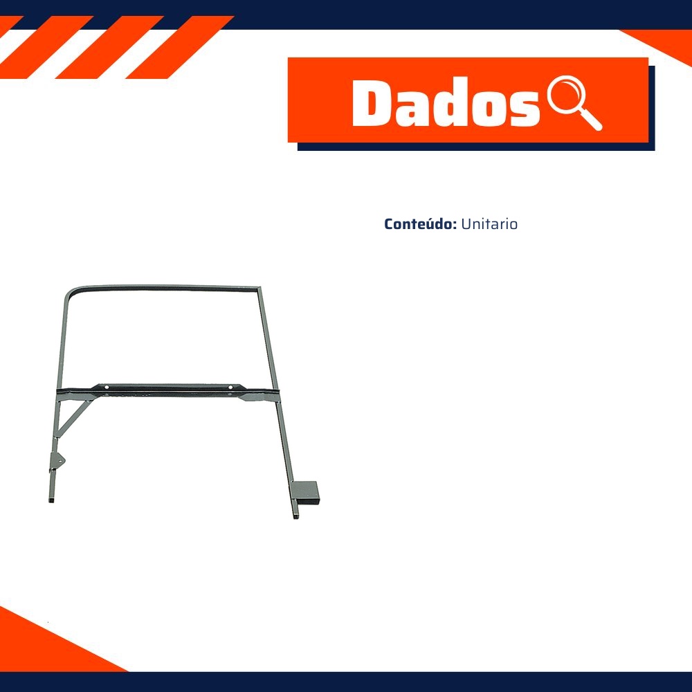 Quadro da Porta dianteira - Esquerdo - Universal - 50245