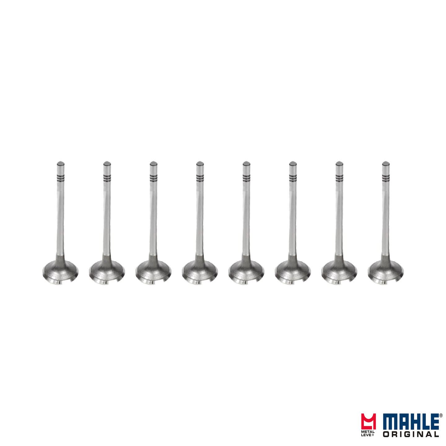 Jogo com 8 Válvulas de Admissão - Mahle Metal Leve - VA0701558 STD