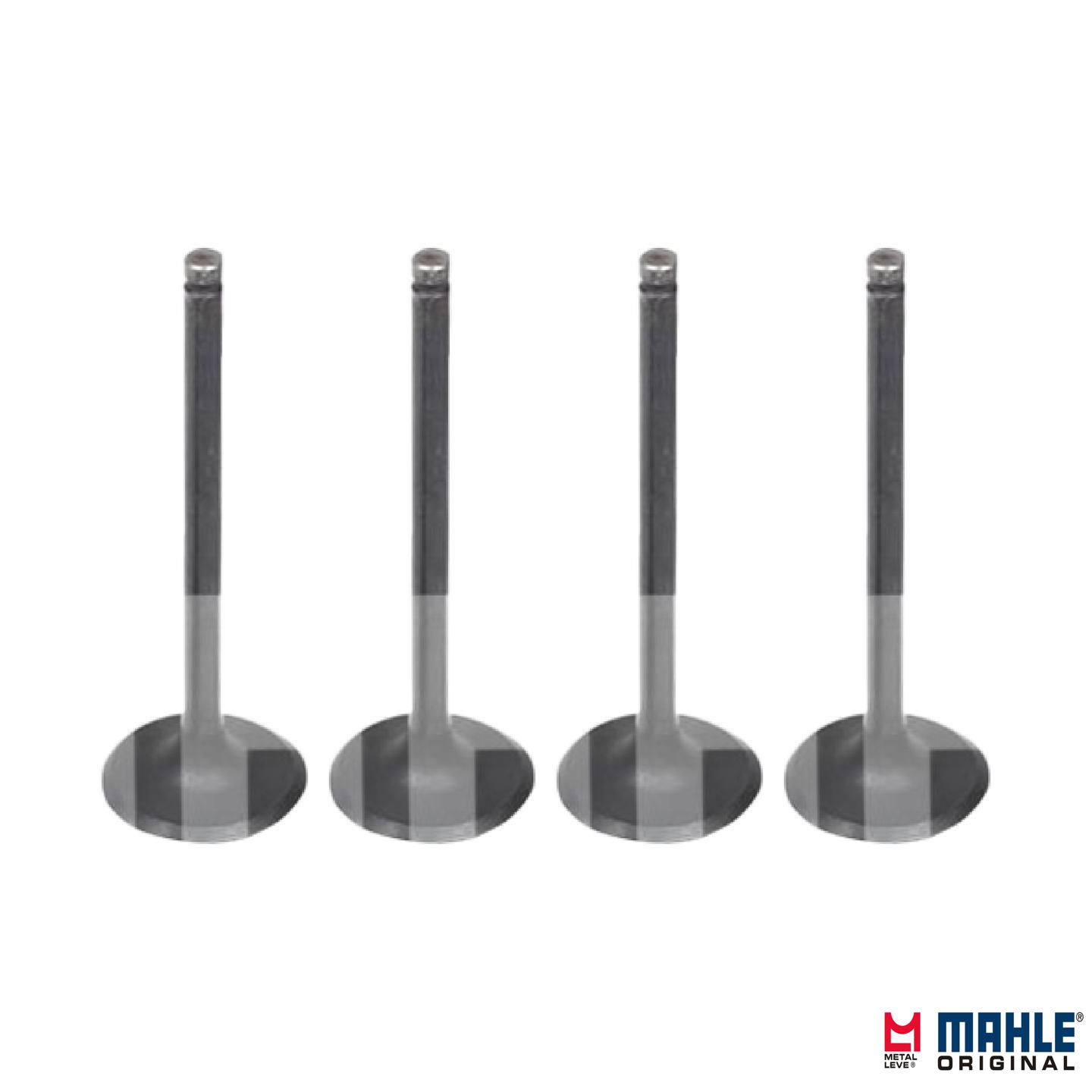 Jogo com 4 Válvulas de Admissão - Mahle Metal Leve - VA0181703 STD