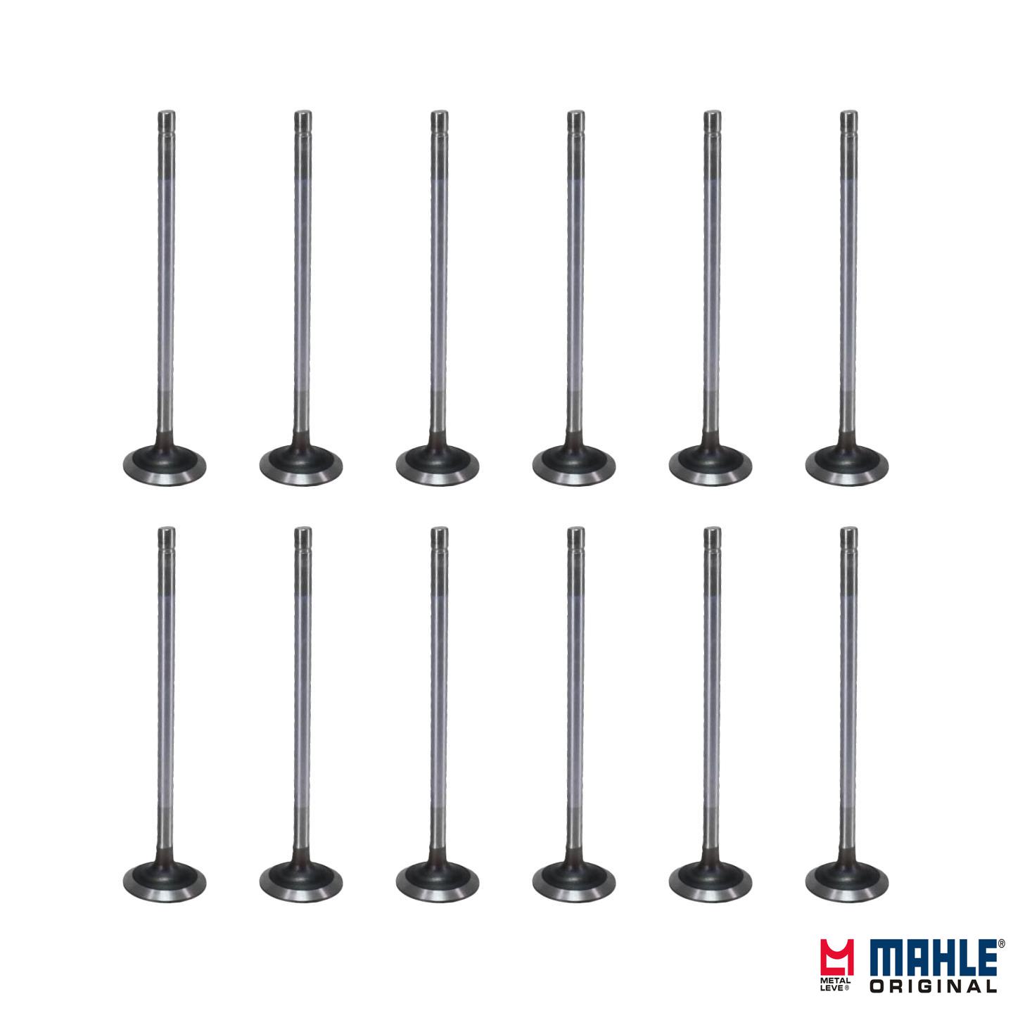 Jogo com 12 Válvulas de Admissão - Mahle Metal Leve - VA0011687 STD