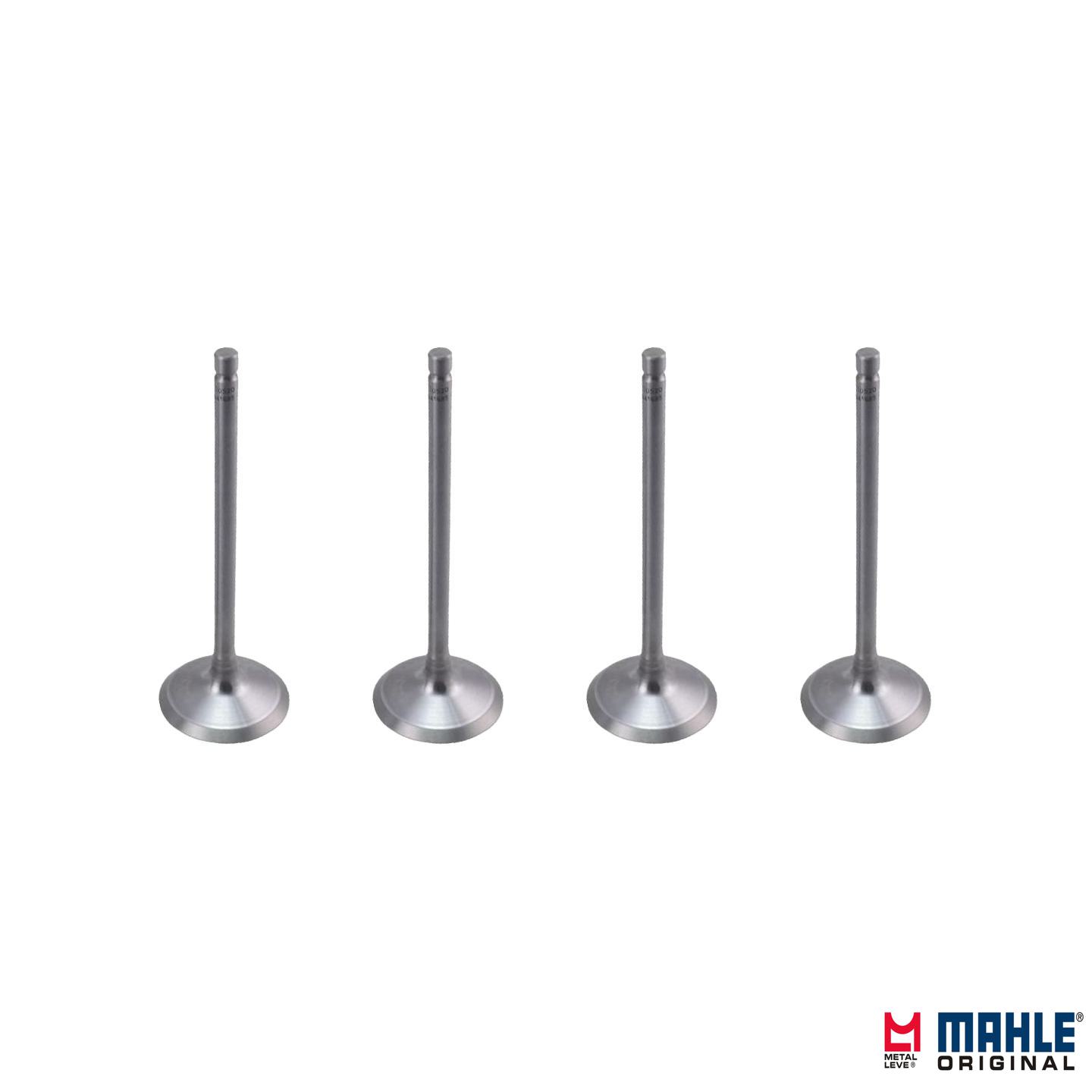 Jogo com 4 Válvulas de Admissão - Mahle Metal Leve - VA0441689 STD
