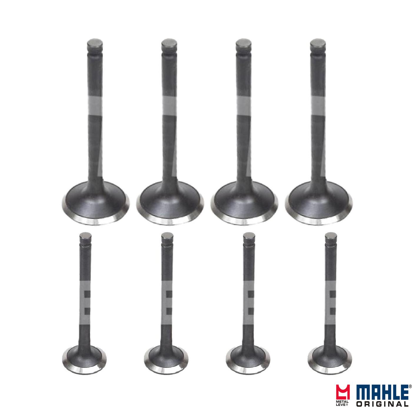 Kit com 4 Válvulas de Admissão e 4 Válvulas de Escape - Mahle Metal Leve - VA2110185 STD / VE2110186 STD