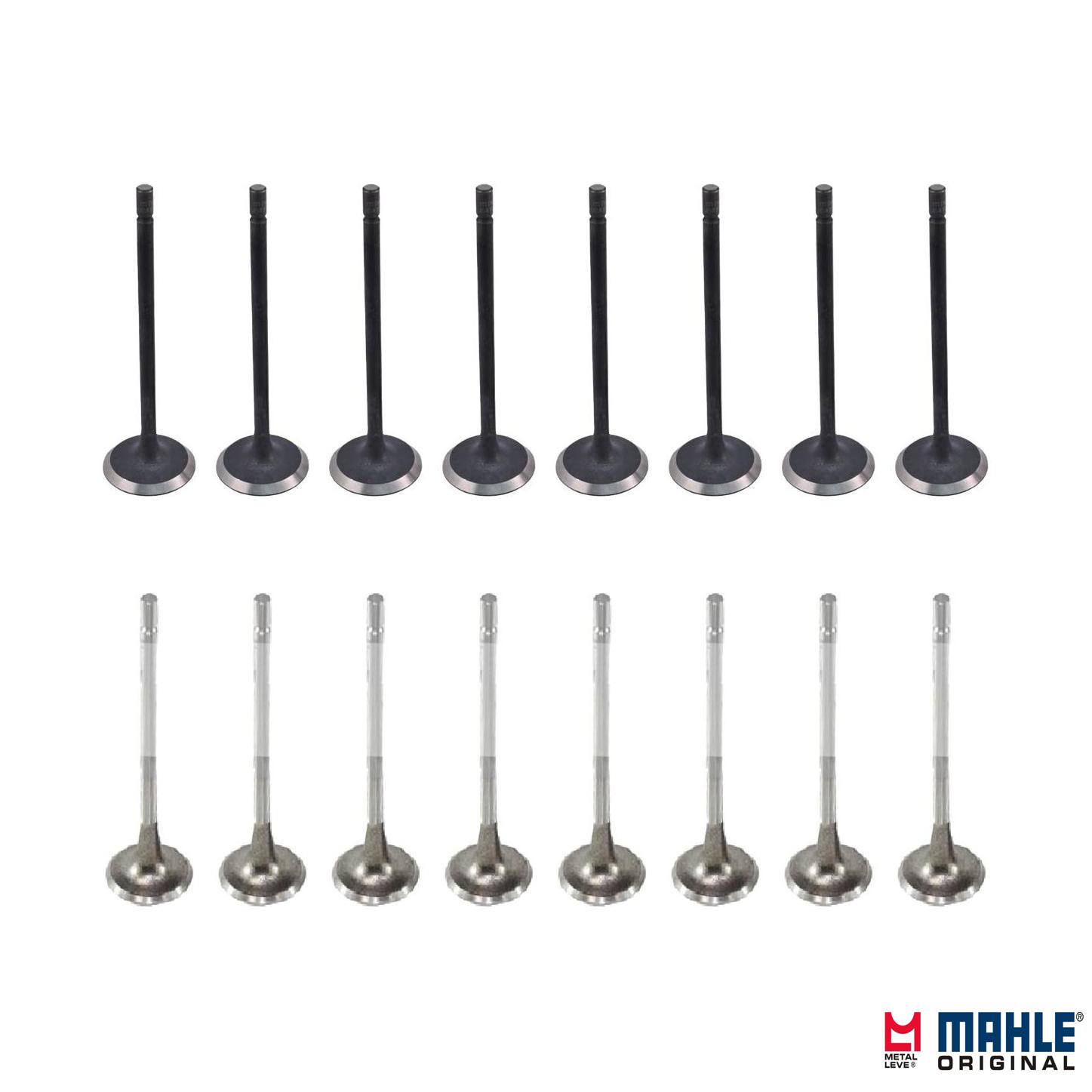 Kit com 8 Válvulas de Admissão e 8 Válvulas de Escape - Mahle Metal Leve - VA0181746 STD / VE0180125 STD