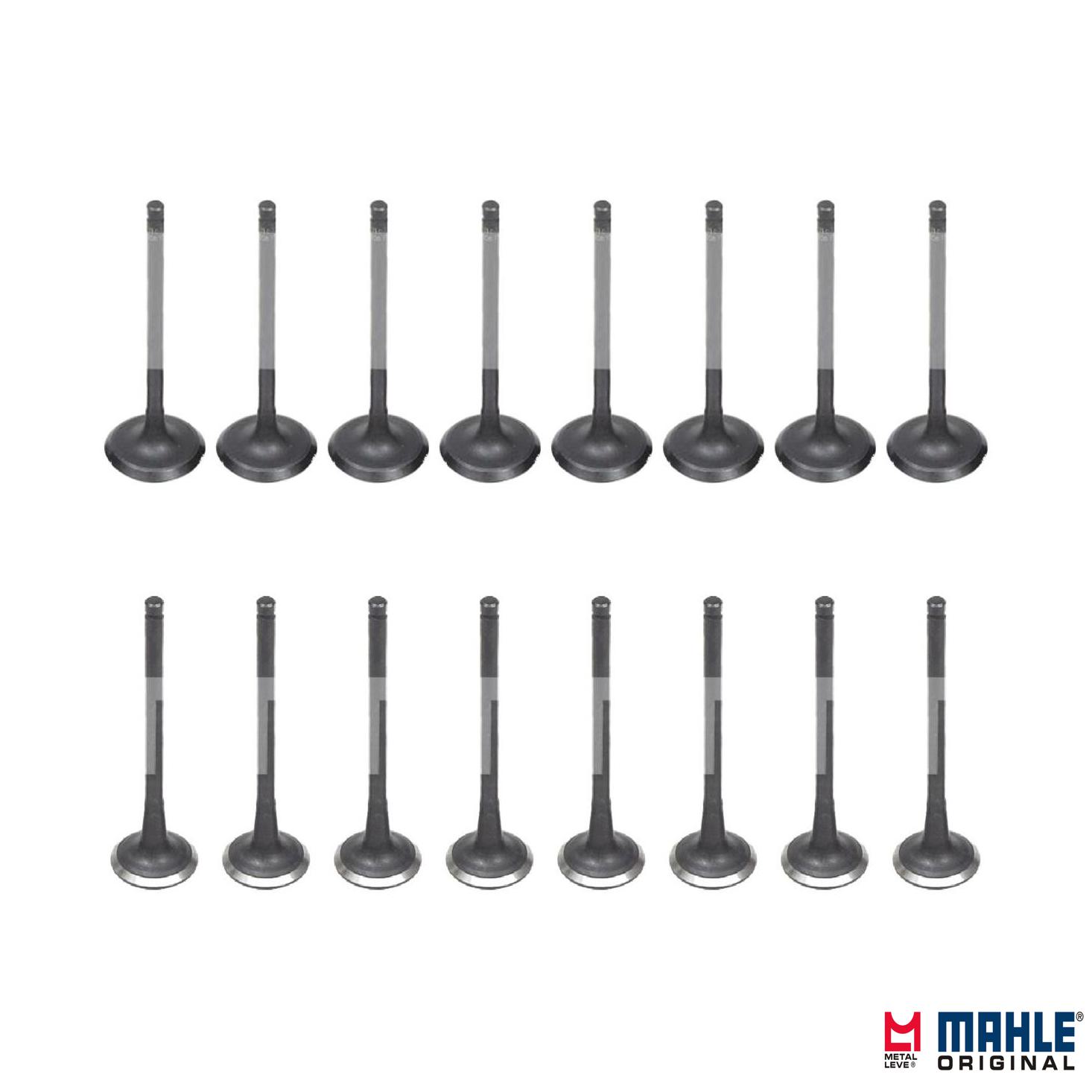 Kit com 8 Válvulas de Admissão e 8 Válvulas de Escape - Mahle Metal Leve - VA2081552 STD / VE2081553 STD
