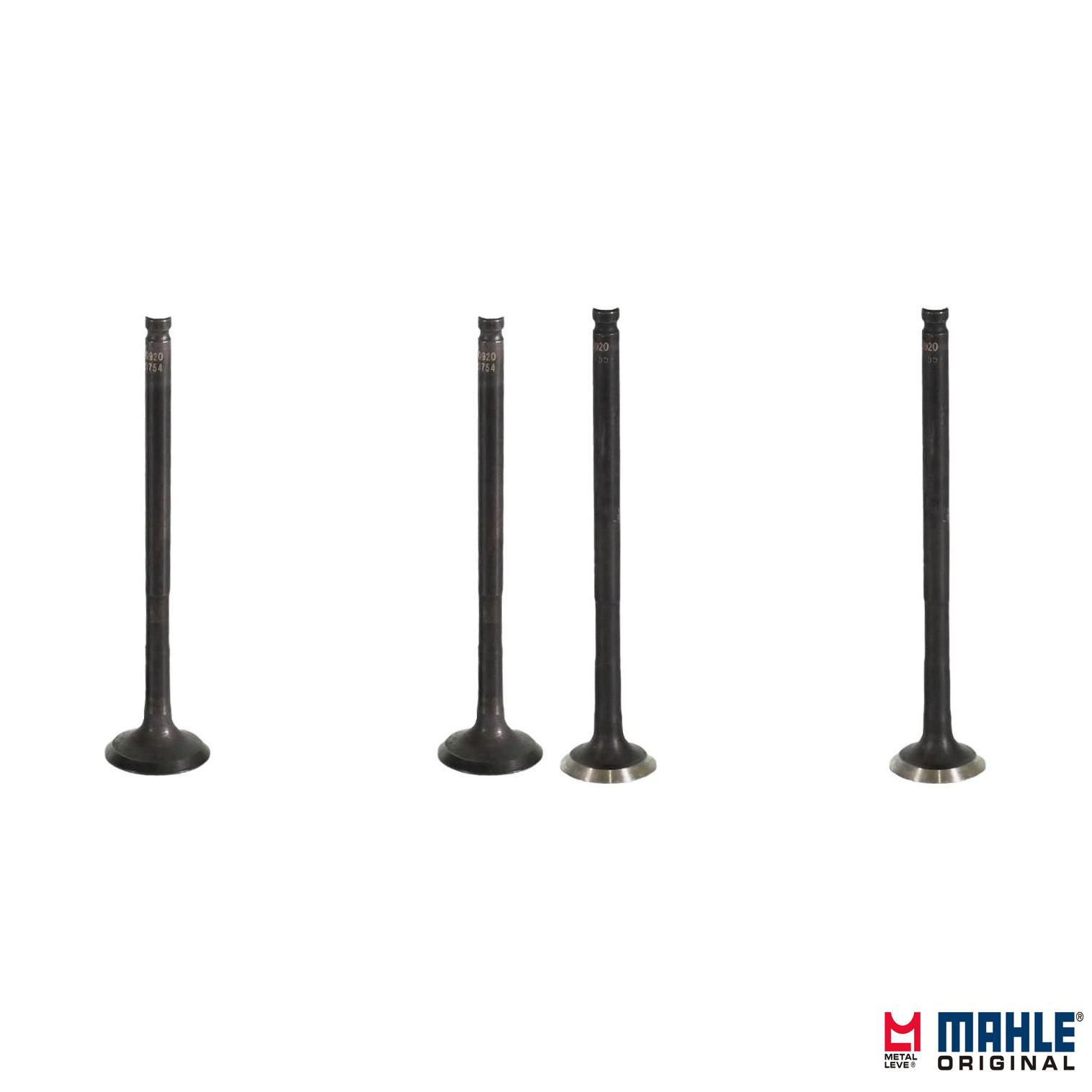 Kit com 2 Válvulas de Admissão e 2 Válvulas de Escape - Mahle Metal Leve - VA0521754 STD / VE0521755 STD
