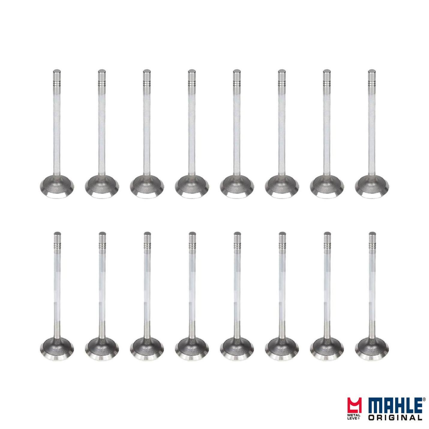 Kit com 8 Válvulas de Admissão e 8 Válvulas de Escape - Mahle Metal Leve - VA0011475 STD / VE0011616 STD