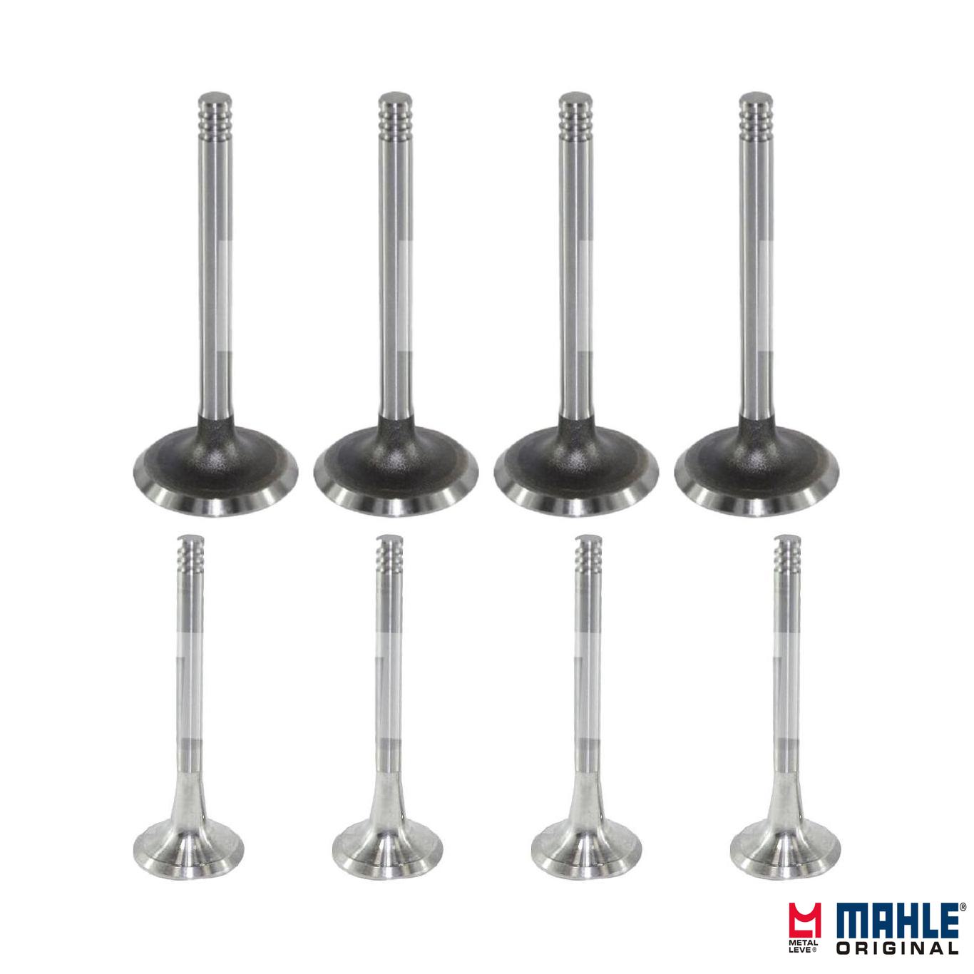Kit com 4 Válvulas de Admissão e 4 Válvulas de Escape - Mahle Metal Leve - VA0590067 STD / VE0700016 STD