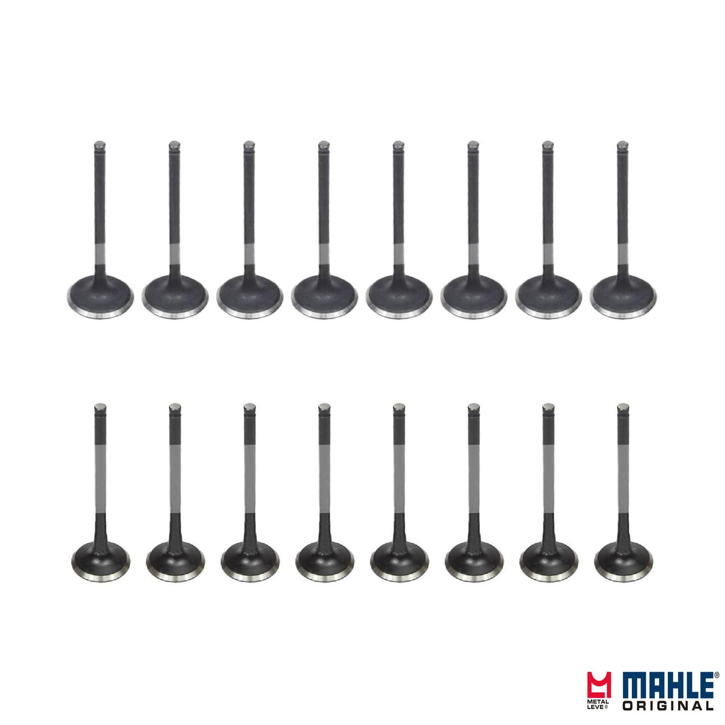Kit com 8 Válvulas de Admissão e 8 Válvulas de Escape - Mahle Metal Leve - VA0630207 STD / VE0630208 STD