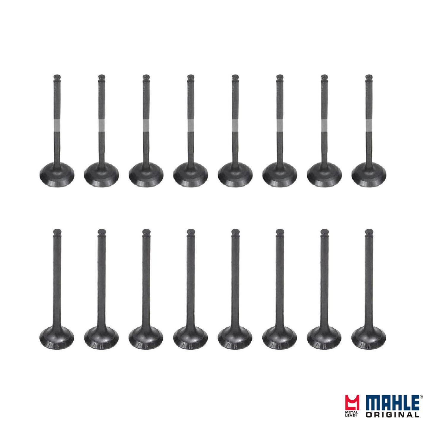 Kit com 8 Válvulas de Admissão e 8 Válvulas de Escape - Mahle Metal Leve - VA3481577 STD / VE3481578 STD