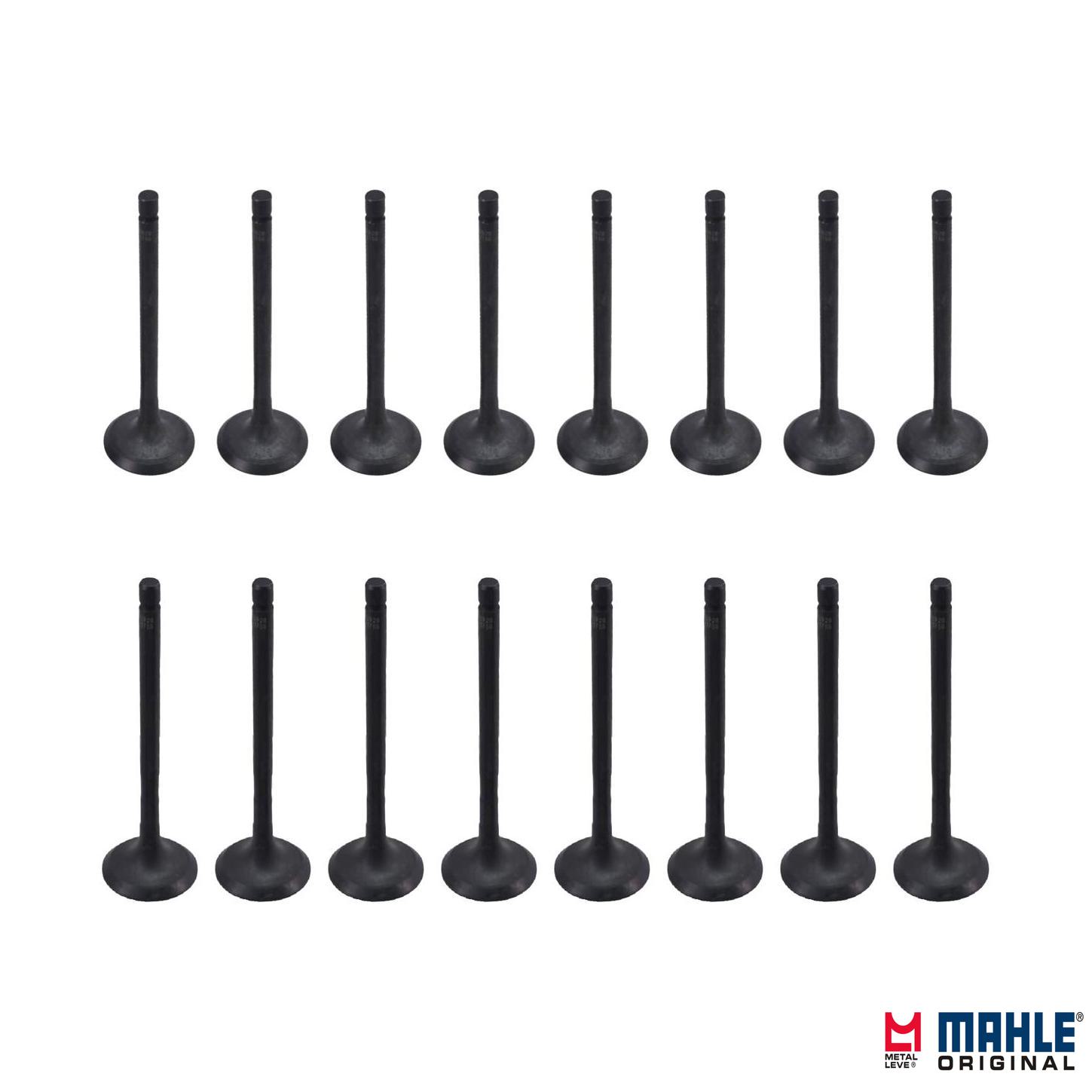 Kit com 8 Válvulas de Admissão e 8 Válvulas de Escape - Mahle Metal Leve - VA0631758 STD / VE0631759 STD