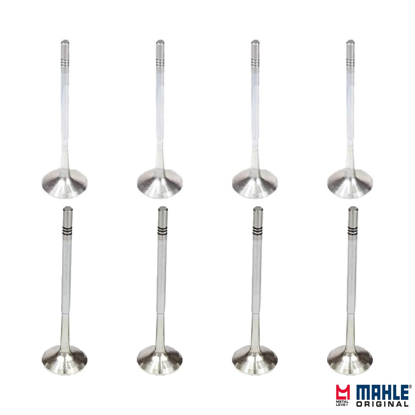 Kit com 4 Válvulas de Admissão e 4 Válvulas de Escape - Mahle Metal Leve - VA0570231 STD / VE0570232 STD