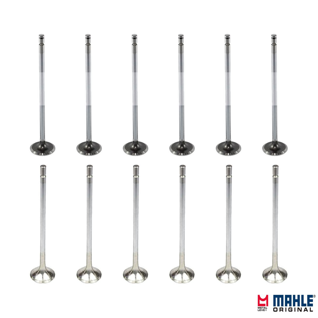 Kit com 6 Válvulas de Admissão e 6 Válvulas de Escape - Mahle Metal Leve - VA0710203 STD / VE0710201 STD