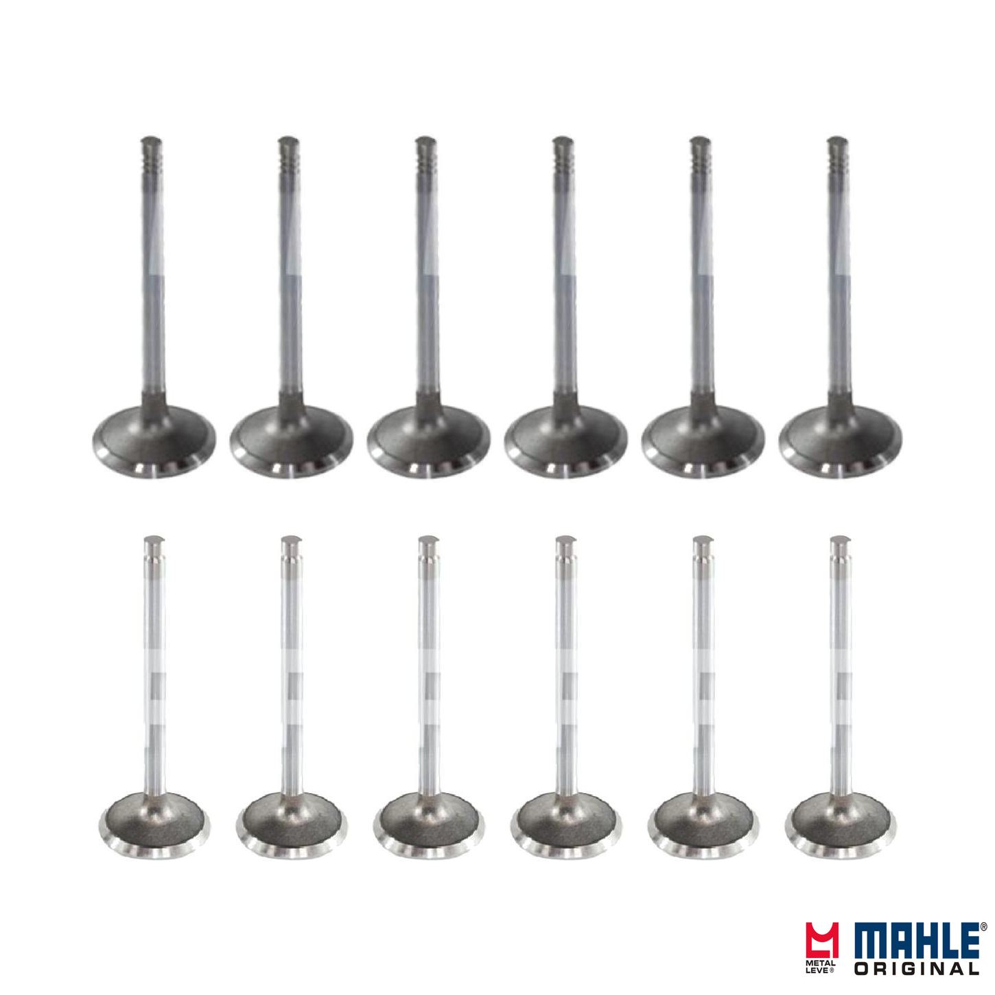 Kit com 6 Válvulas de Admissão e 6 Válvulas de Escape - Mahle Metal Leve - VA0130101 STD / VE0130100 STD