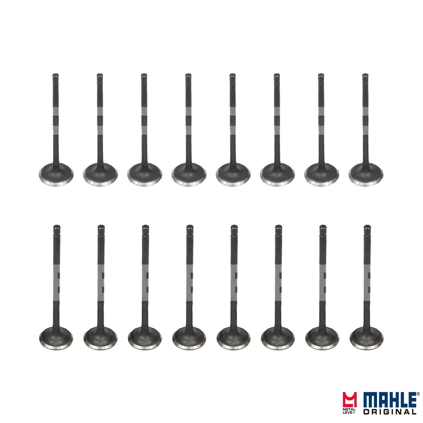 Kit com 8 Válvulas de Admissão e 8 Válvulas de Escape - Mahle Metal Leve - VA0631550 STD / VE0631551 STD