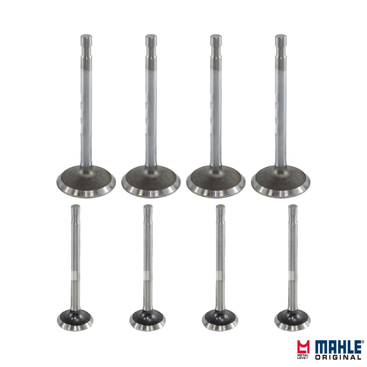 Kit com 4 Válvulas de Admissão e 4 Válvulas de Escape - Mahle Metal Leve - VA0590044 STD / VE0590042 STD