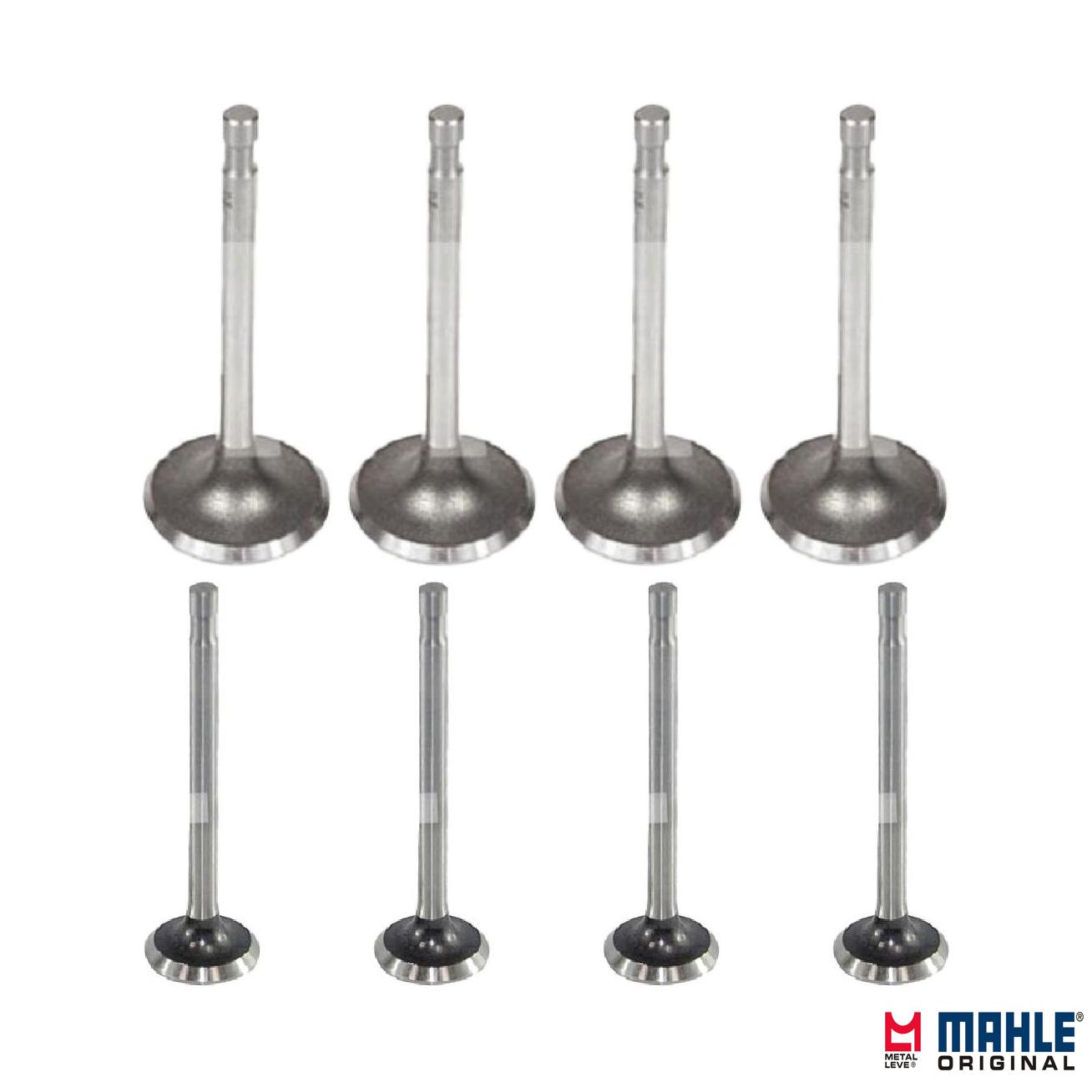 Kit com 4 Válvulas de Admissão e 4 Válvulas de Escape - Mahle Metal Leve - VA0590094 STD / VE0590042 STD