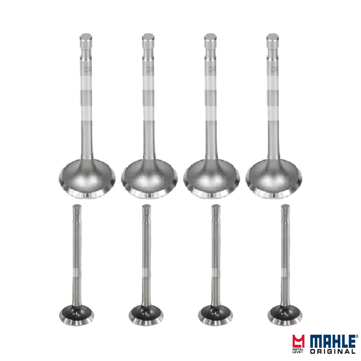 Kit com 4 Válvulas de Admissão e 4 Válvulas de Escape - Mahle Metal Leve - VA0590093 STD / VE0590042 STD