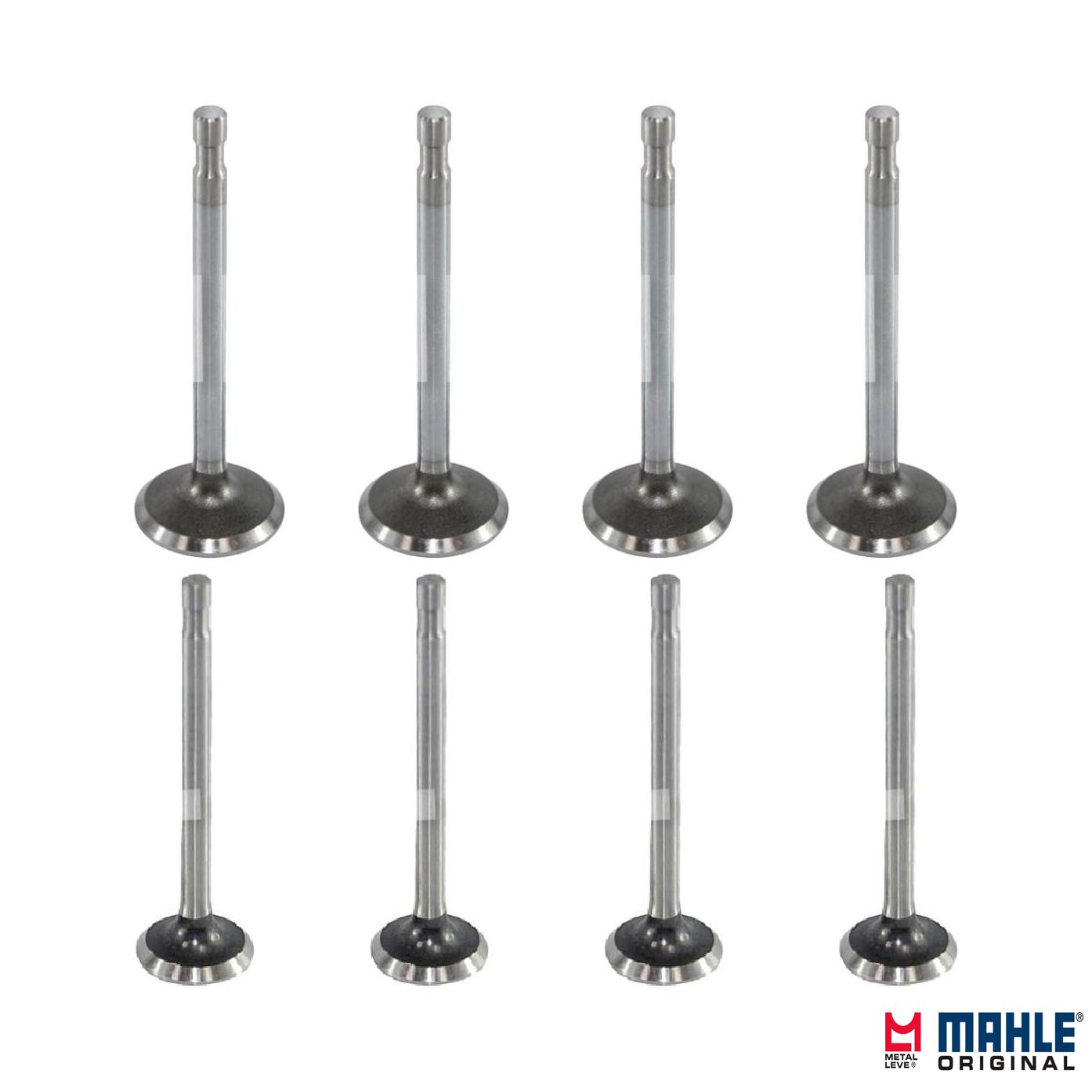 Kit com 4 Válvulas de Admissão e 4 Válvulas de Escape - Mahle Metal Leve - VA0590043 STD / VE0590042 STD