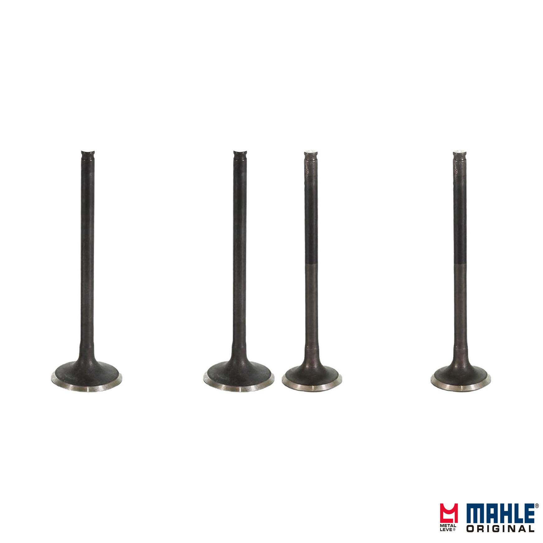 Kit com 2 Válvulas de Admissão e 2 Válvulas de Escape - Mahle Metal Leve - VA0511744 STD / VE0511745 STD
