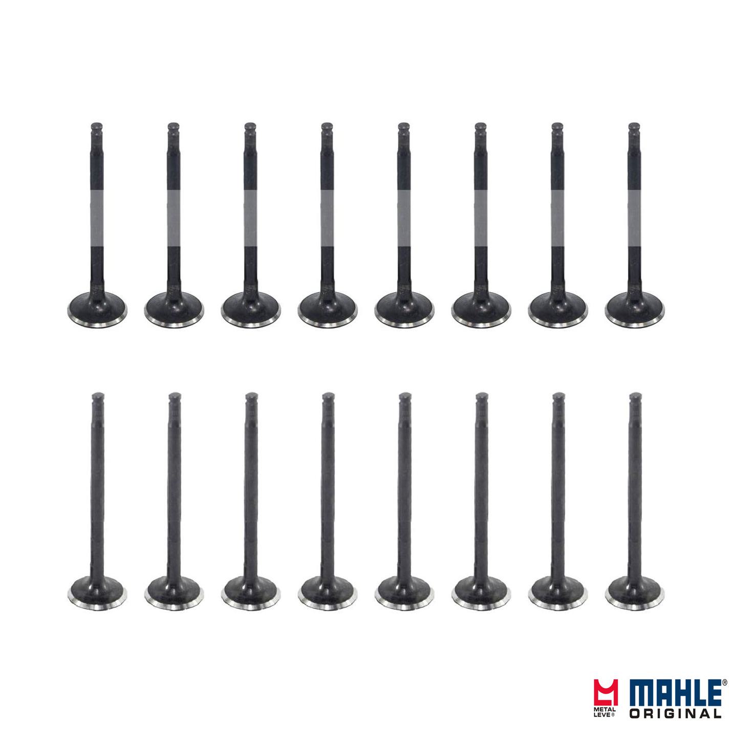 Kit com 8 Válvulas de Admissão e 8 Válvulas de Escape - Mahle Metal Leve - VA0480233 STD / VE0480251 STD