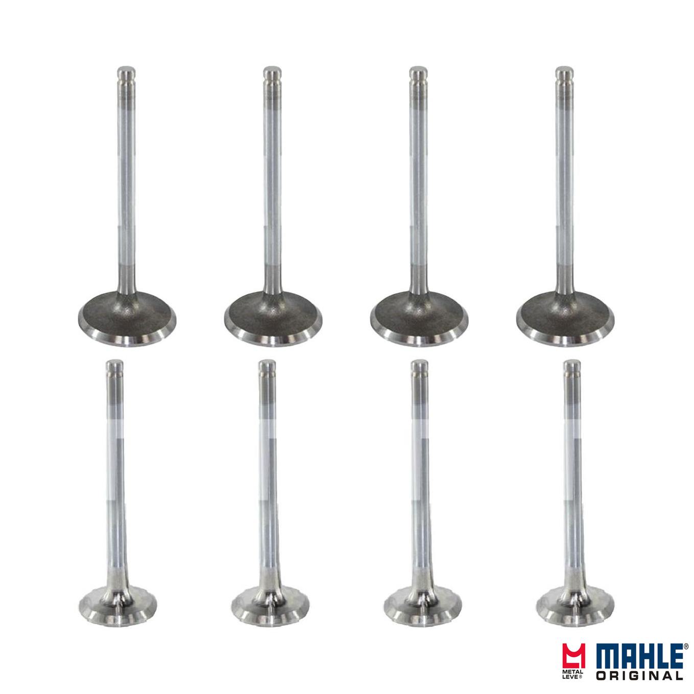 Kit com 4 Válvulas de Admissão e 4 Válvulas de Escape - Mahle Metal Leve - VA0140086 STD / VE0140085 STD