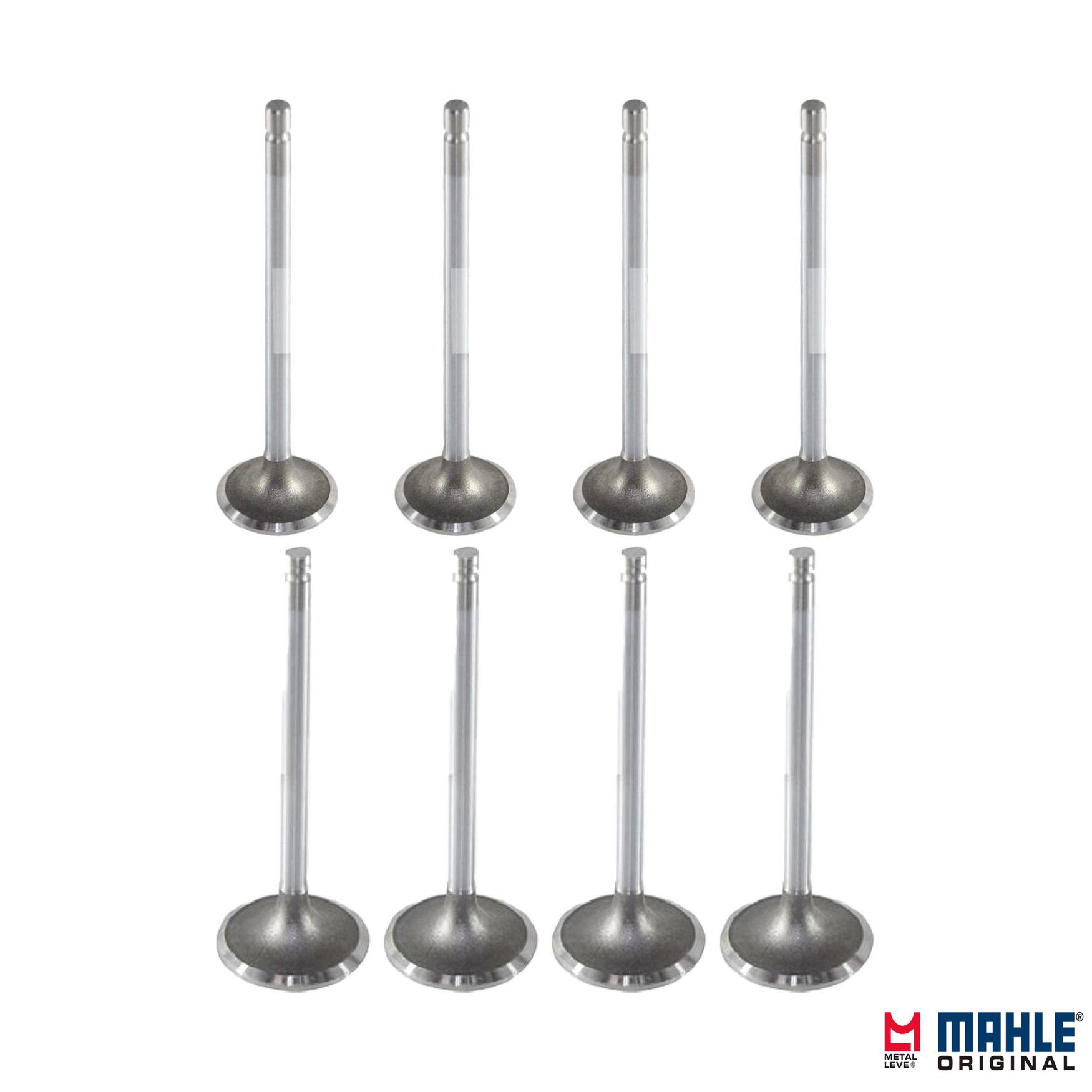 Kit com 4 Válvulas de Admissão e 4 Válvulas de Escape - Mahle Metal Leve - VA0210151 STD / VE0210150 STD