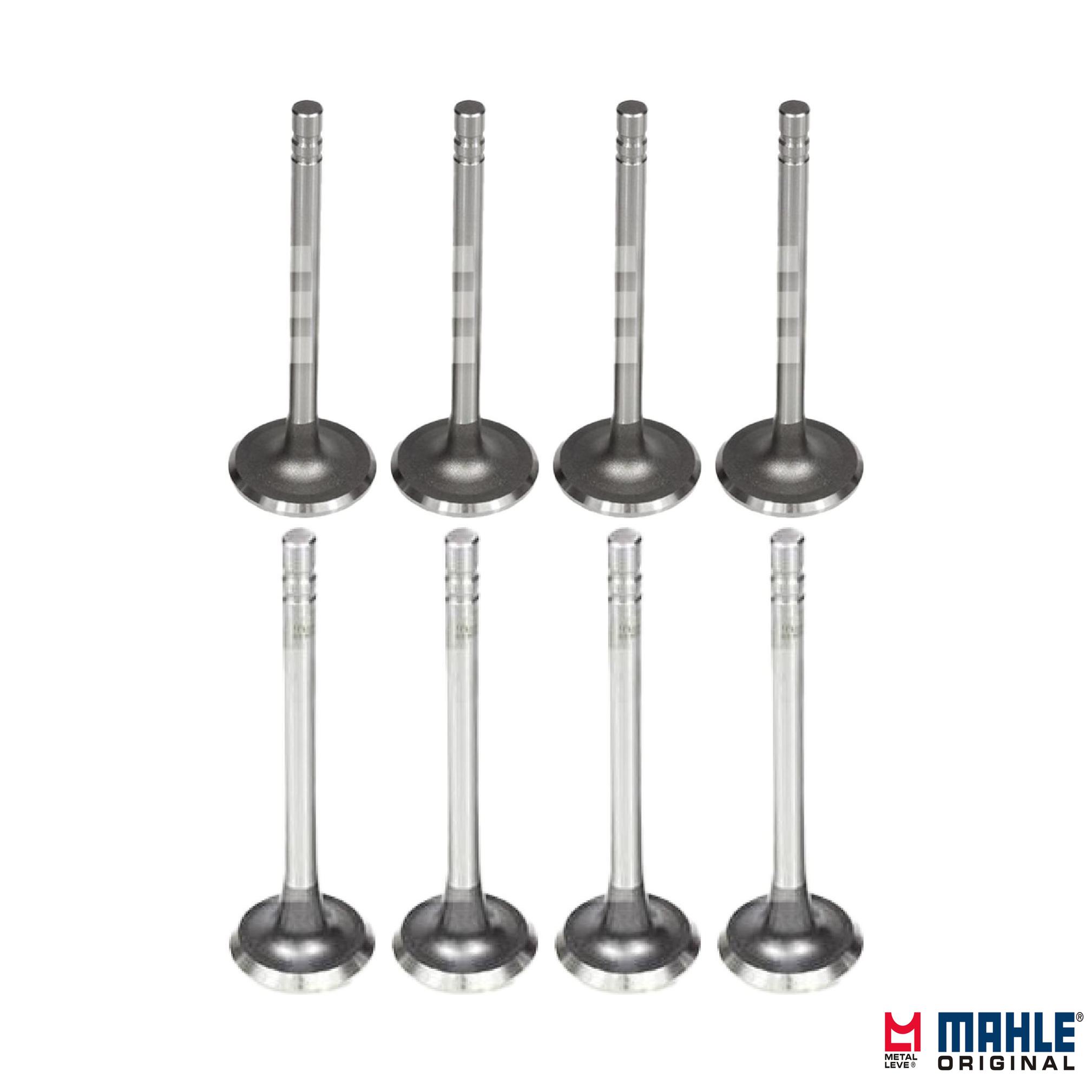 Kit com 4 Válvulas de Admissão e 4 Válvulas de Escape - Mahle Metal Leve - VA0140104 STD / VE0140107 +3