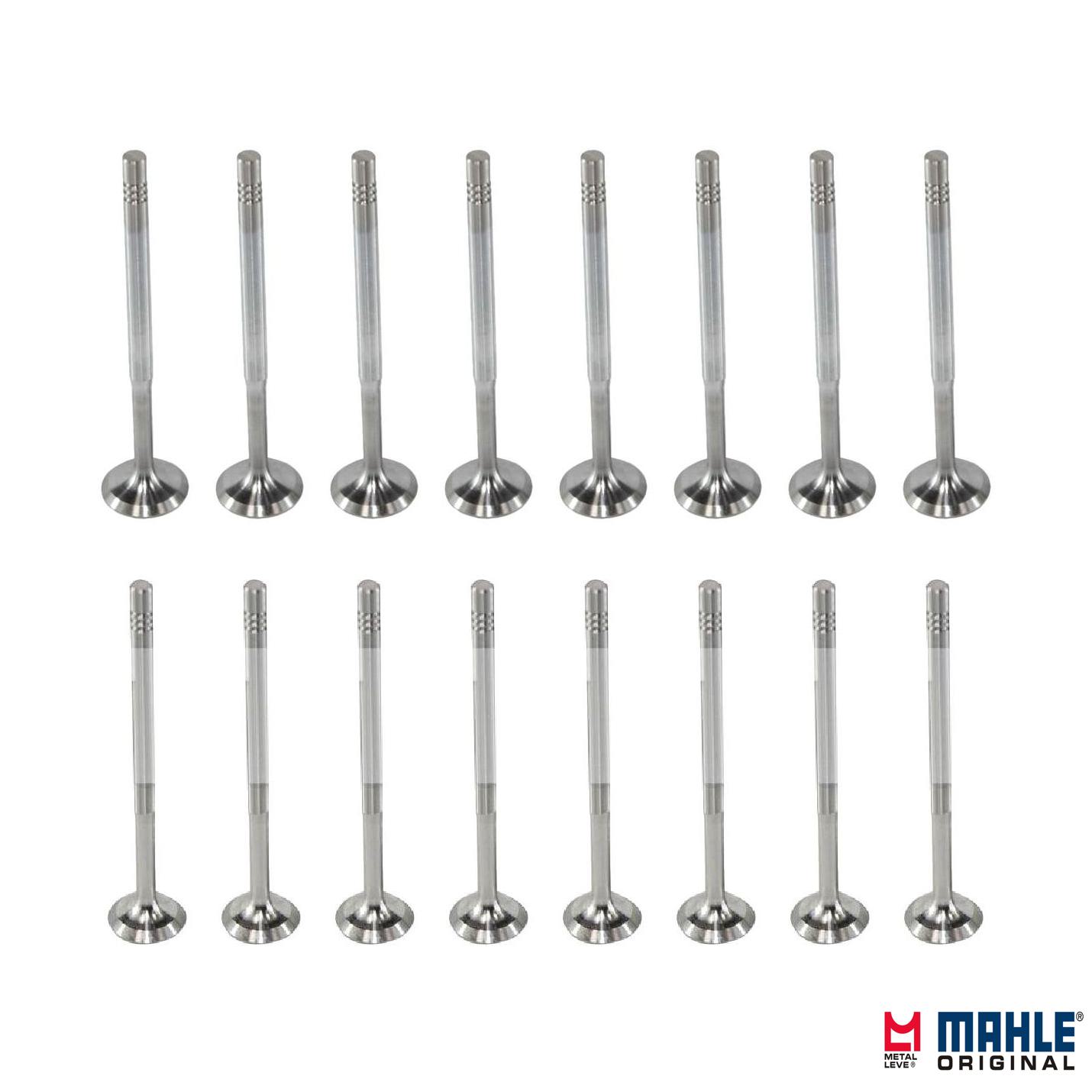 Kit com 8 Válvulas de Admissão e 8 Válvulas de Escape - Mahle Metal Leve - VA0700074 STD / VE0700073 STD